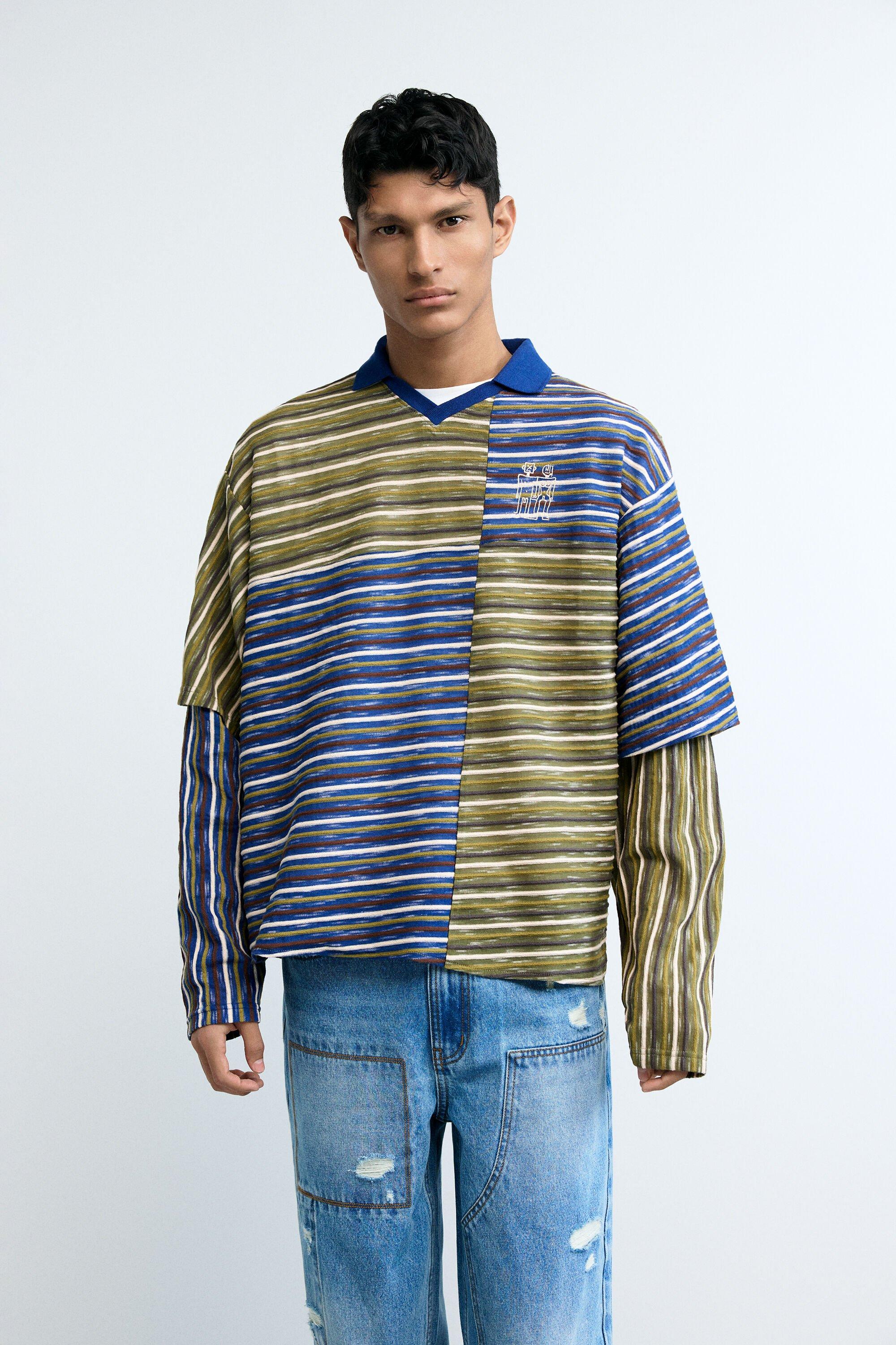 Combined striped t-shirt by DESIGUAL