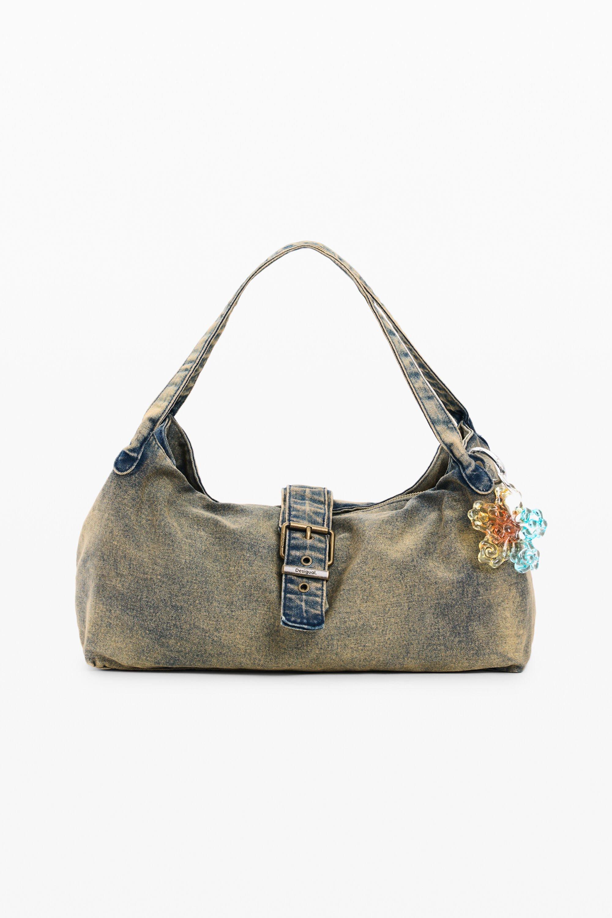 Denim charm bag by DESIGUAL