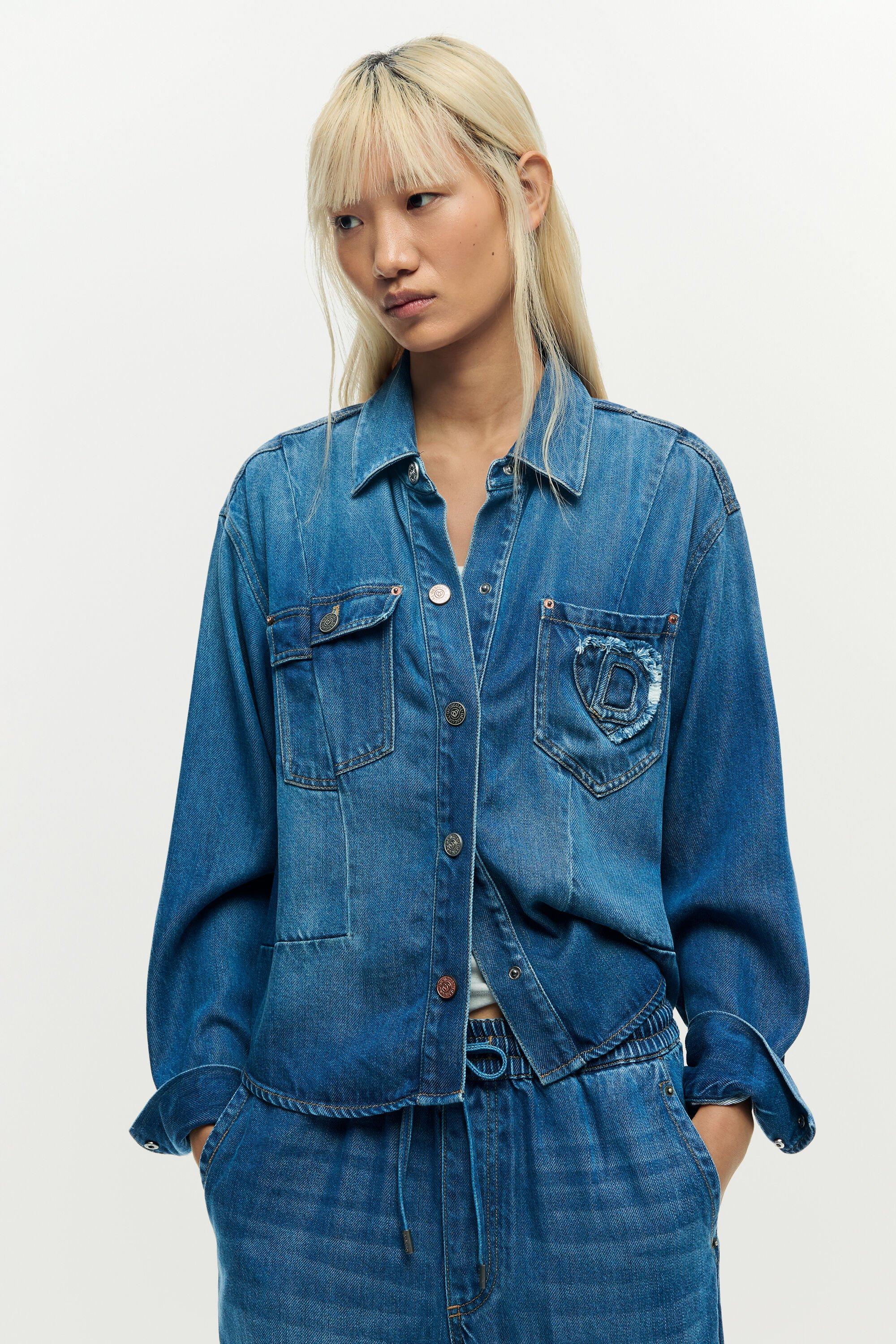 Denim jacket logo by DESIGUAL