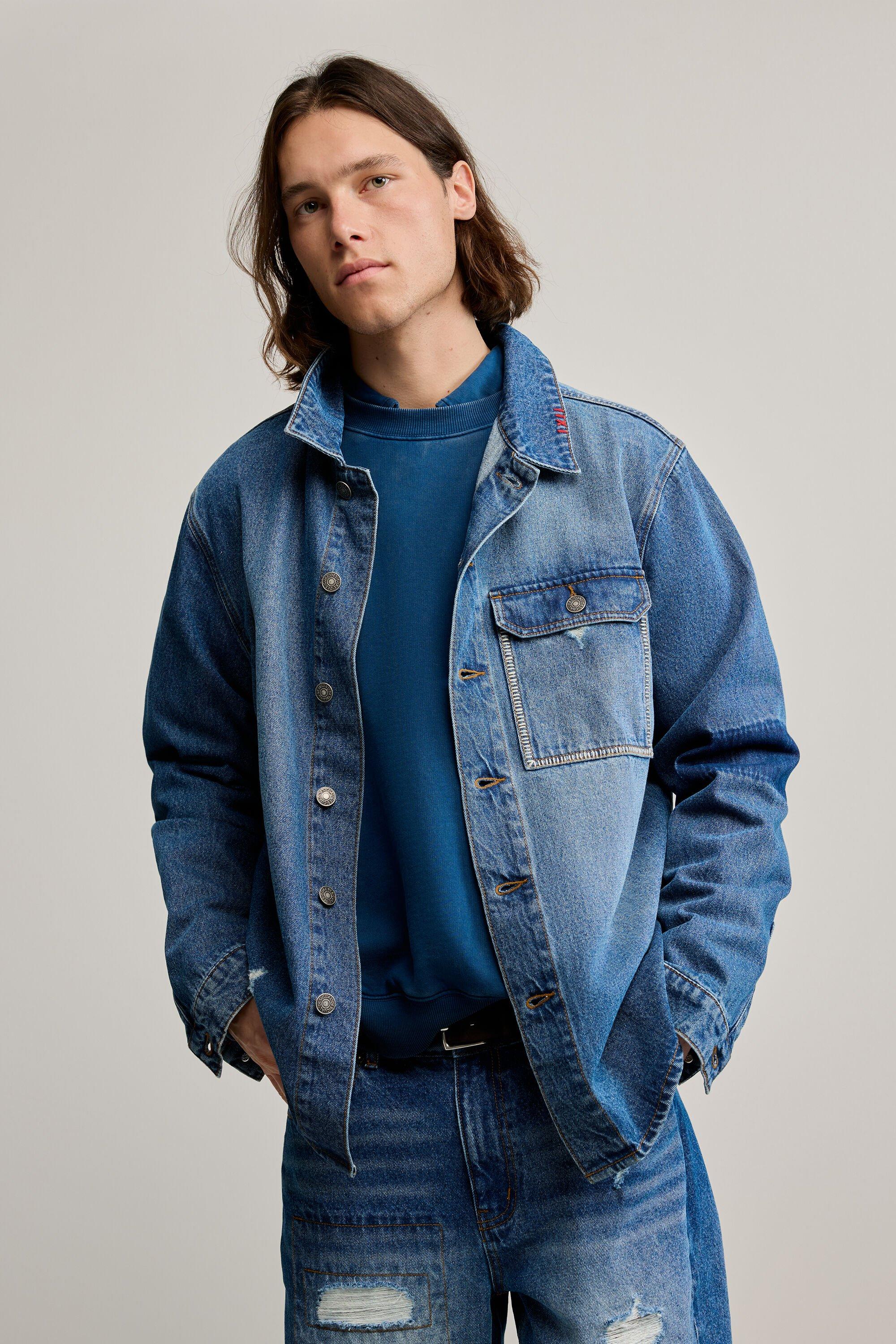 Denim jacket patches by DESIGUAL