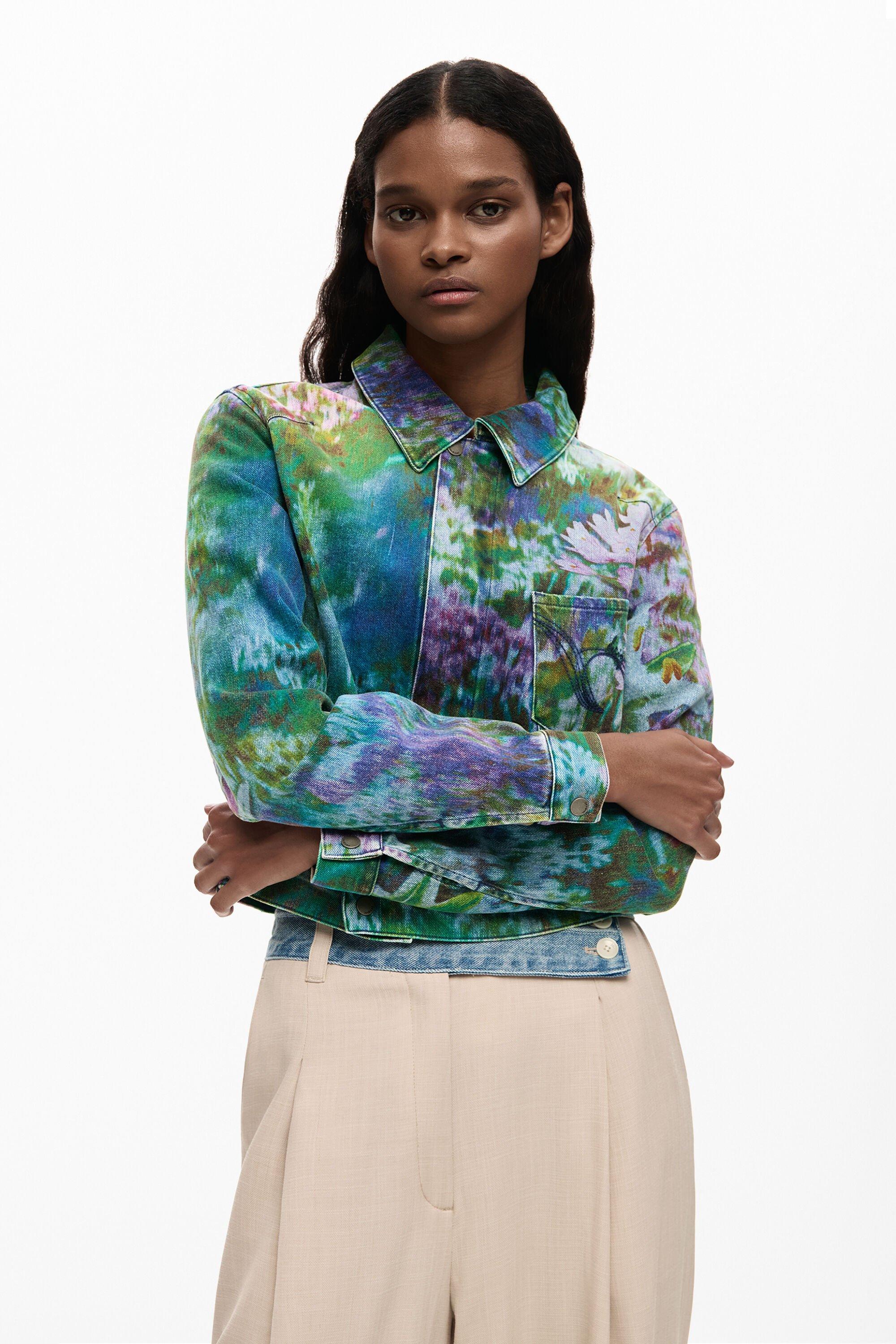 Denim jacket wild garden by DESIGUAL