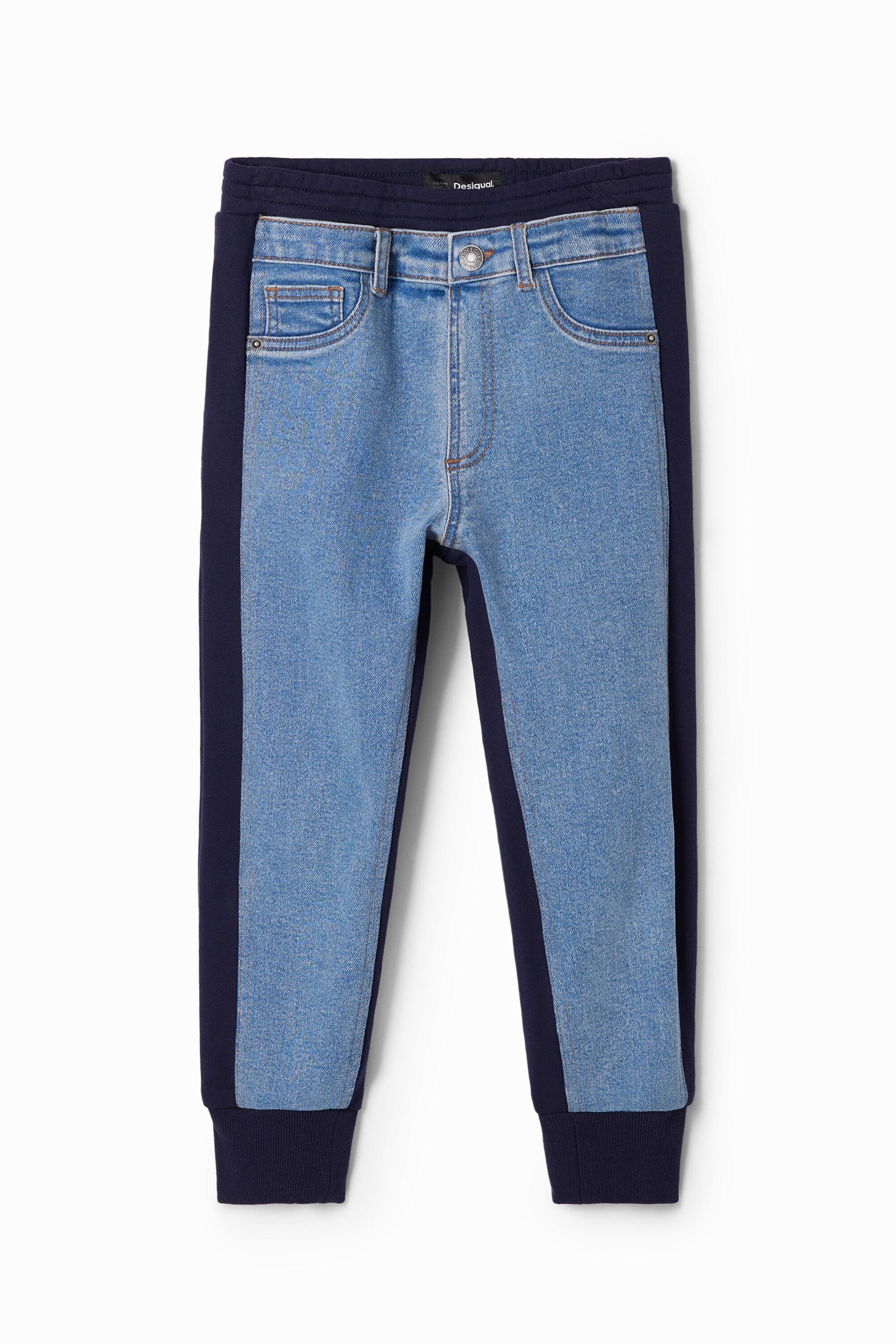 Denim jogger trousers by DESIGUAL