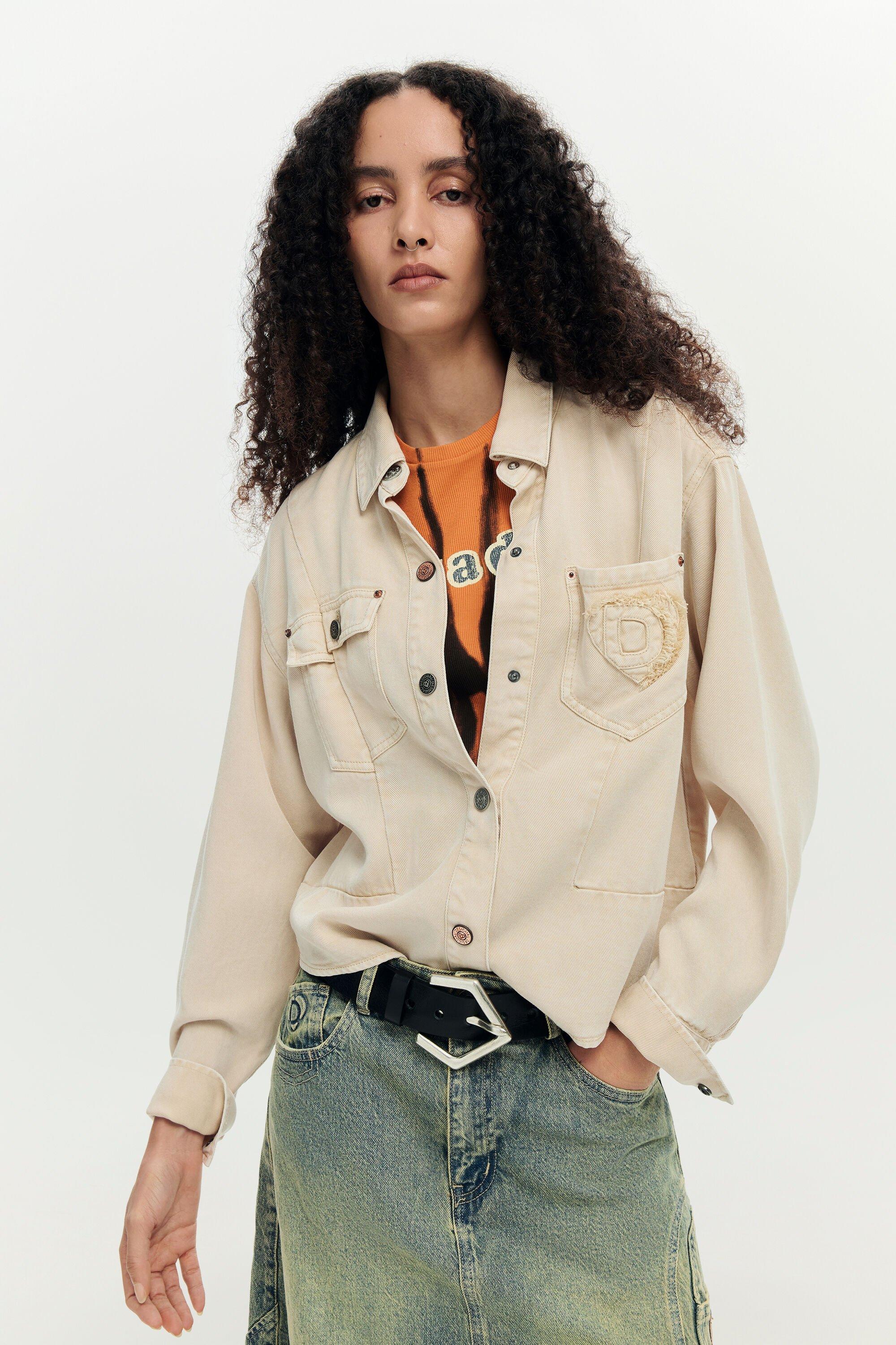Denim trucker jacket by DESIGUAL