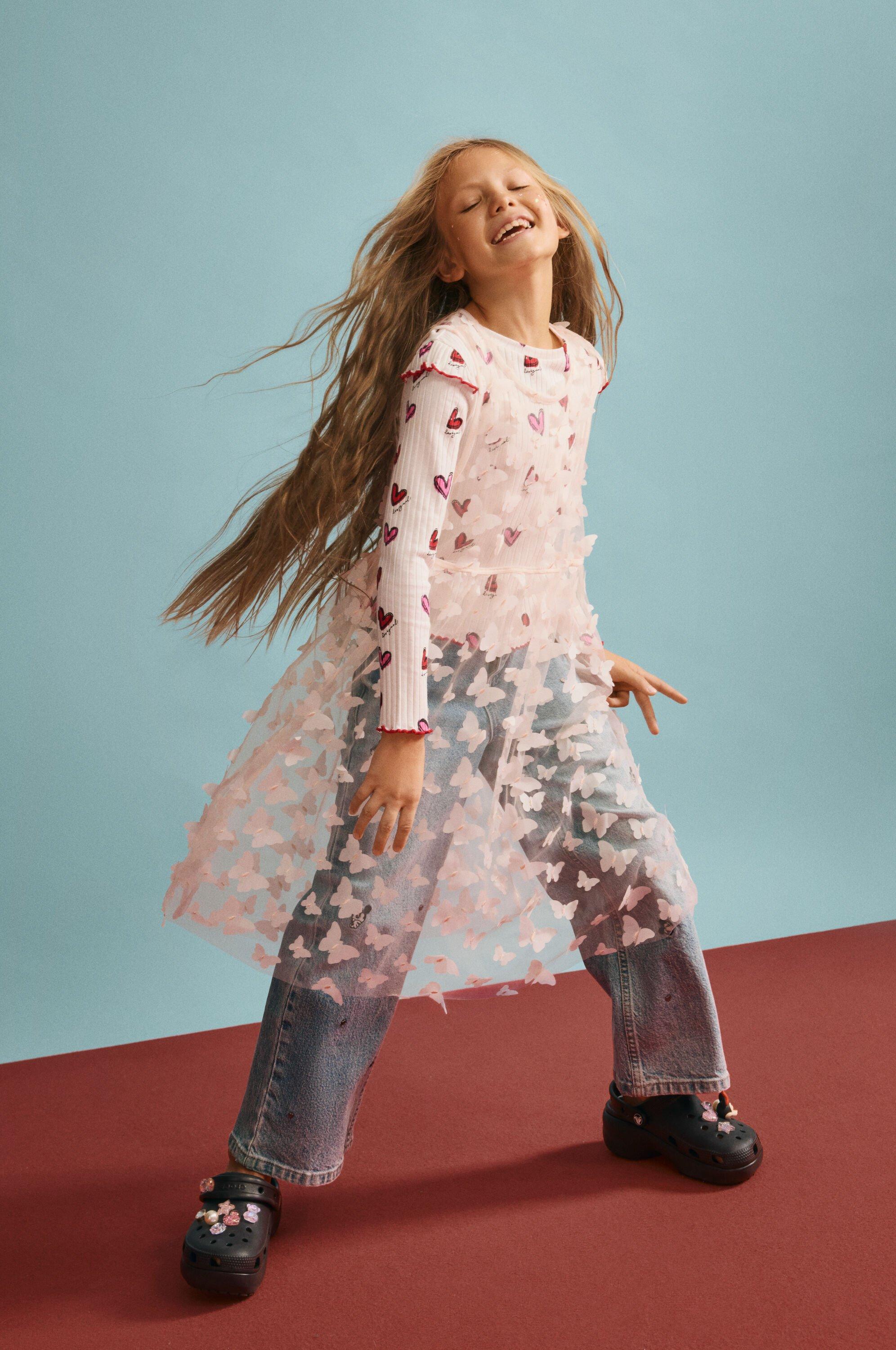 Dress With Butterfly Appliqués by DESIGUAL