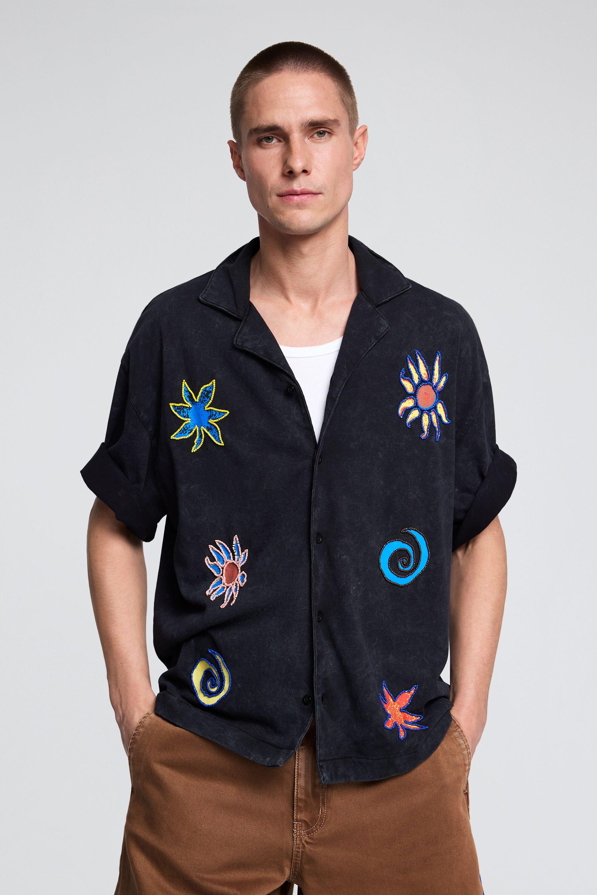Embroidered cotton shirt by DESIGUAL
