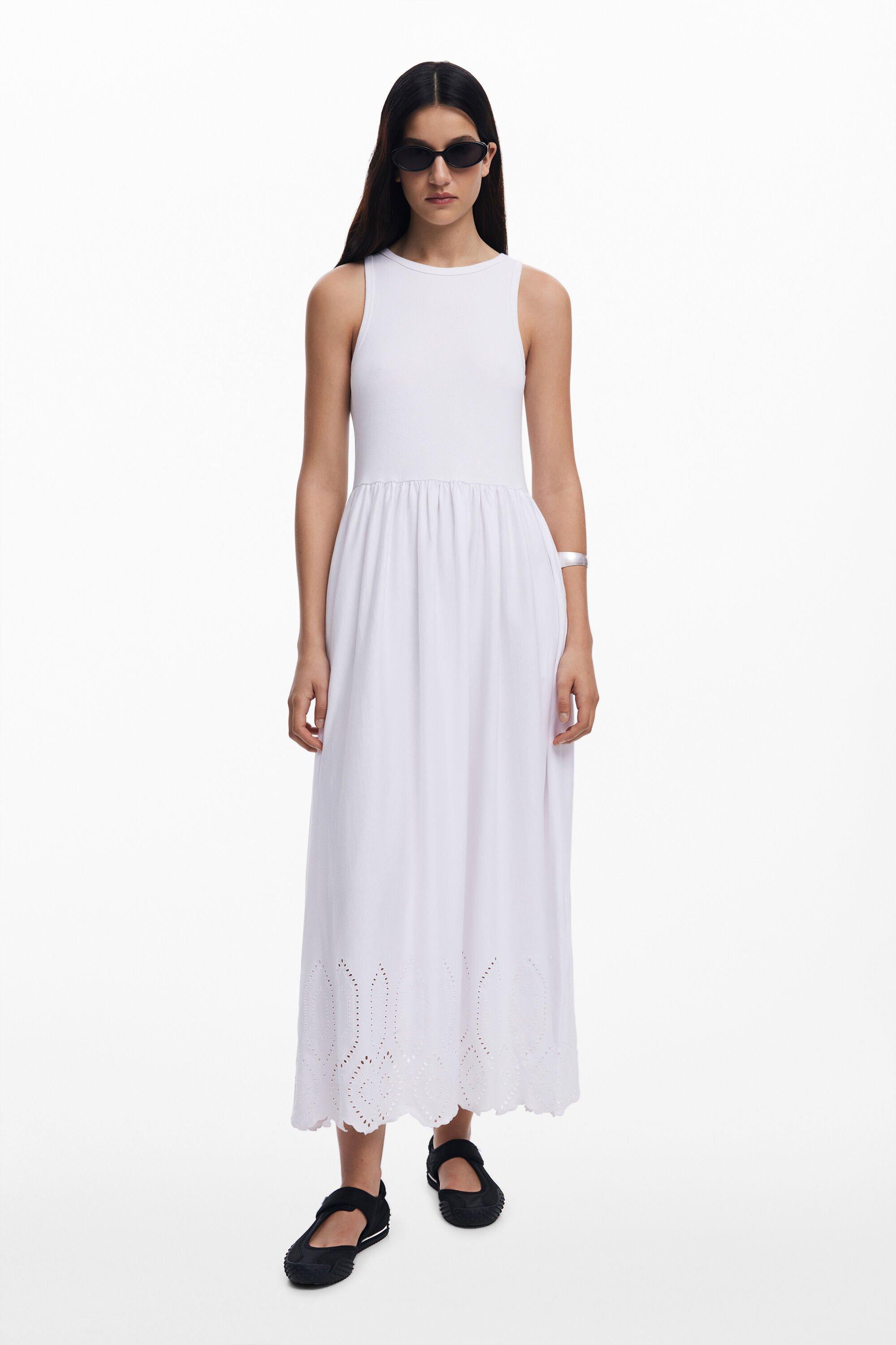 Embroidered long dress by DESIGUAL