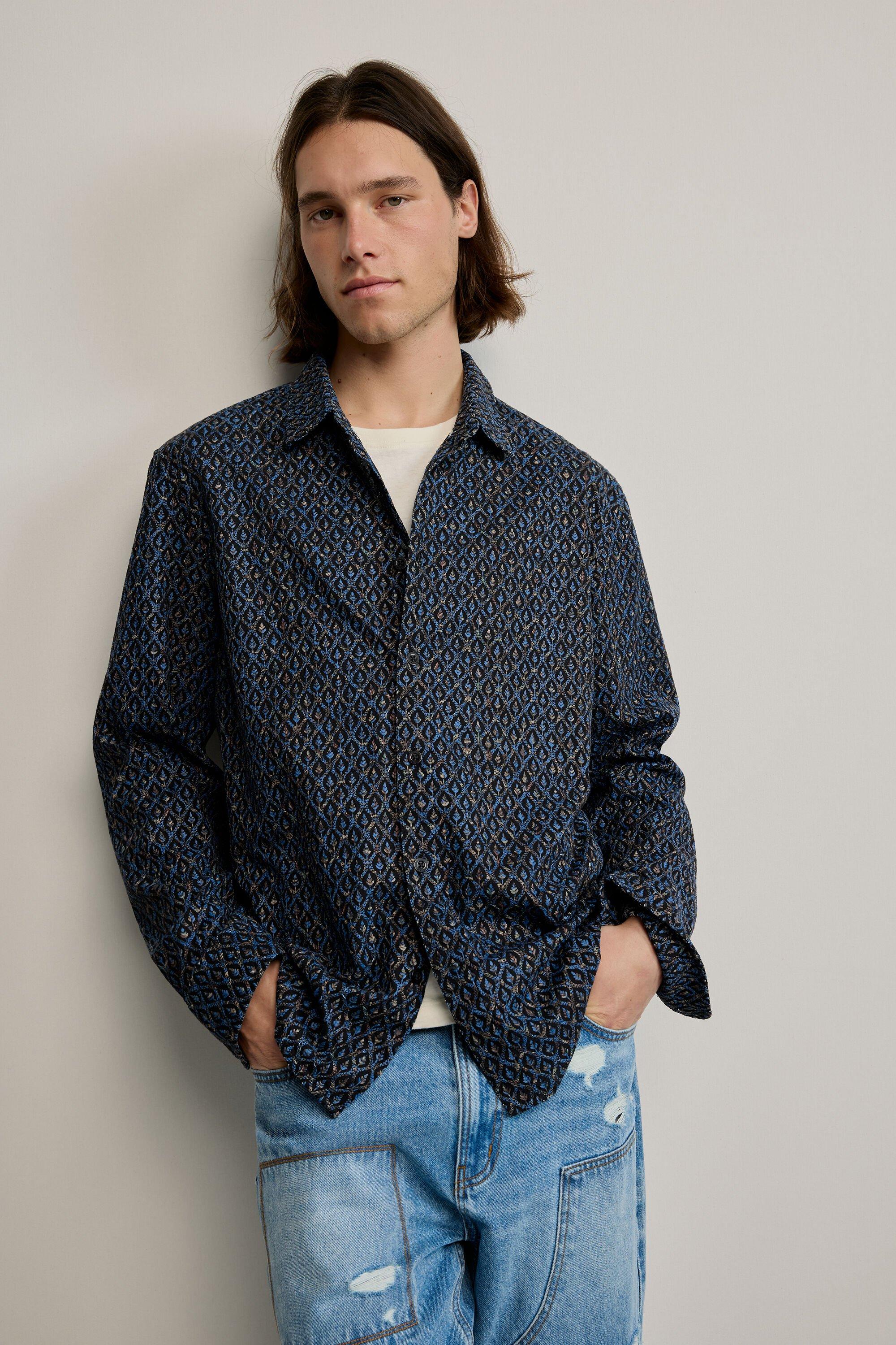 Ethnic embroidered shirt by DESIGUAL