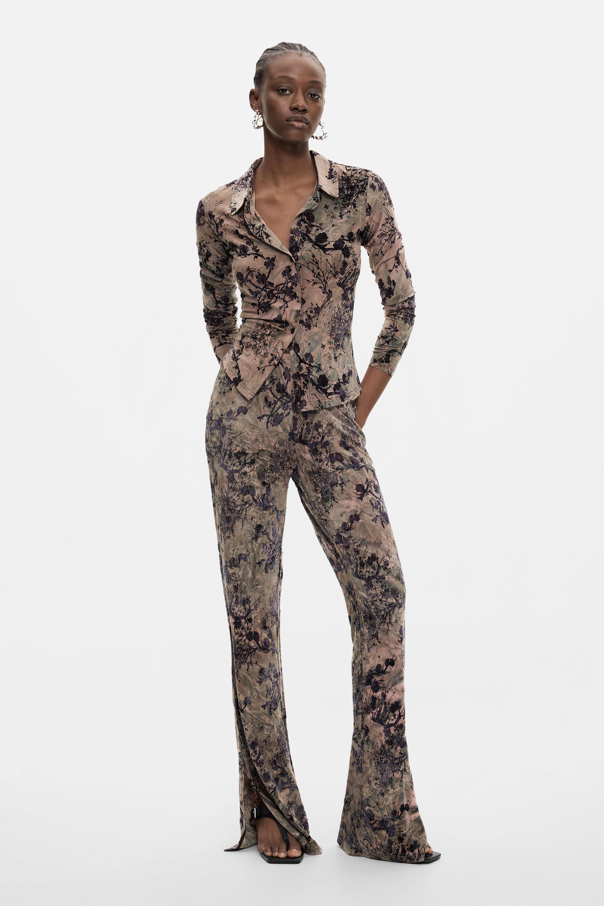 Flocked Long Trousers by DESIGUAL