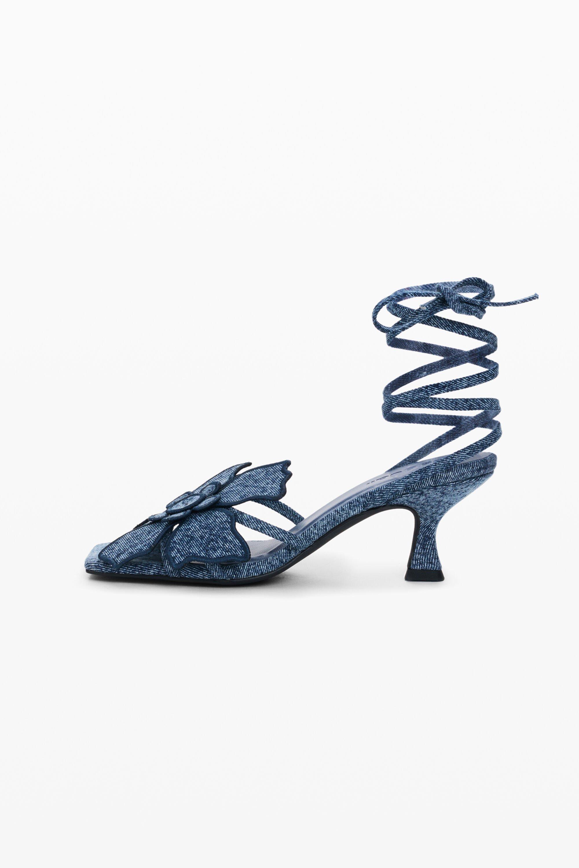 Floral Appliqué Sandal by DESIGUAL