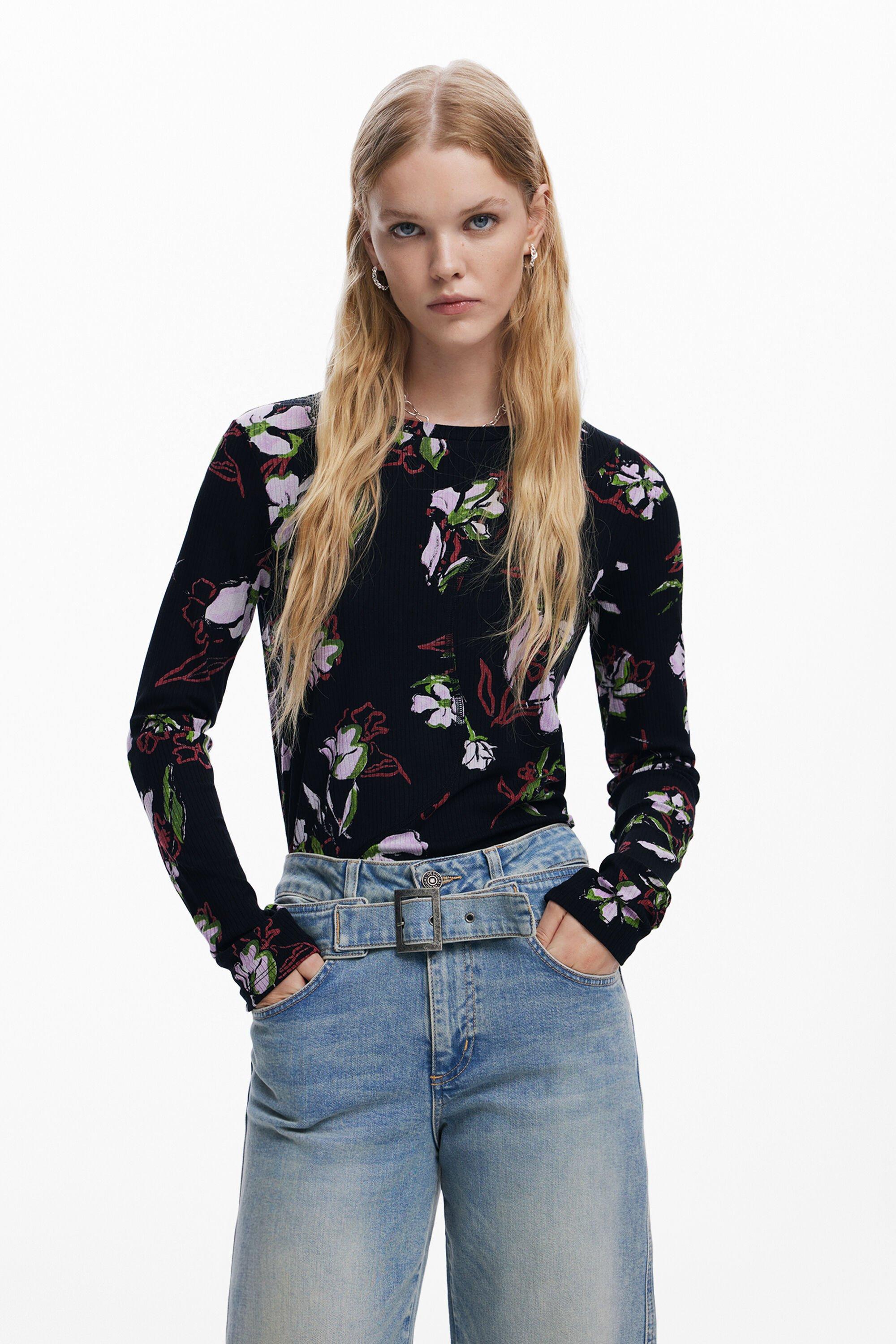 Floral T-shirt by DESIGUAL