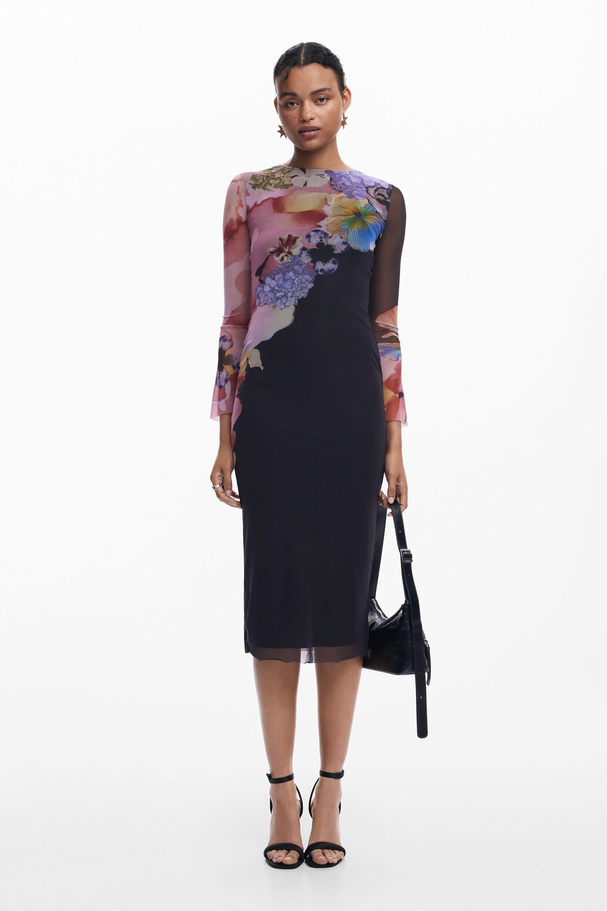 Floral midi dress by DESIGUAL