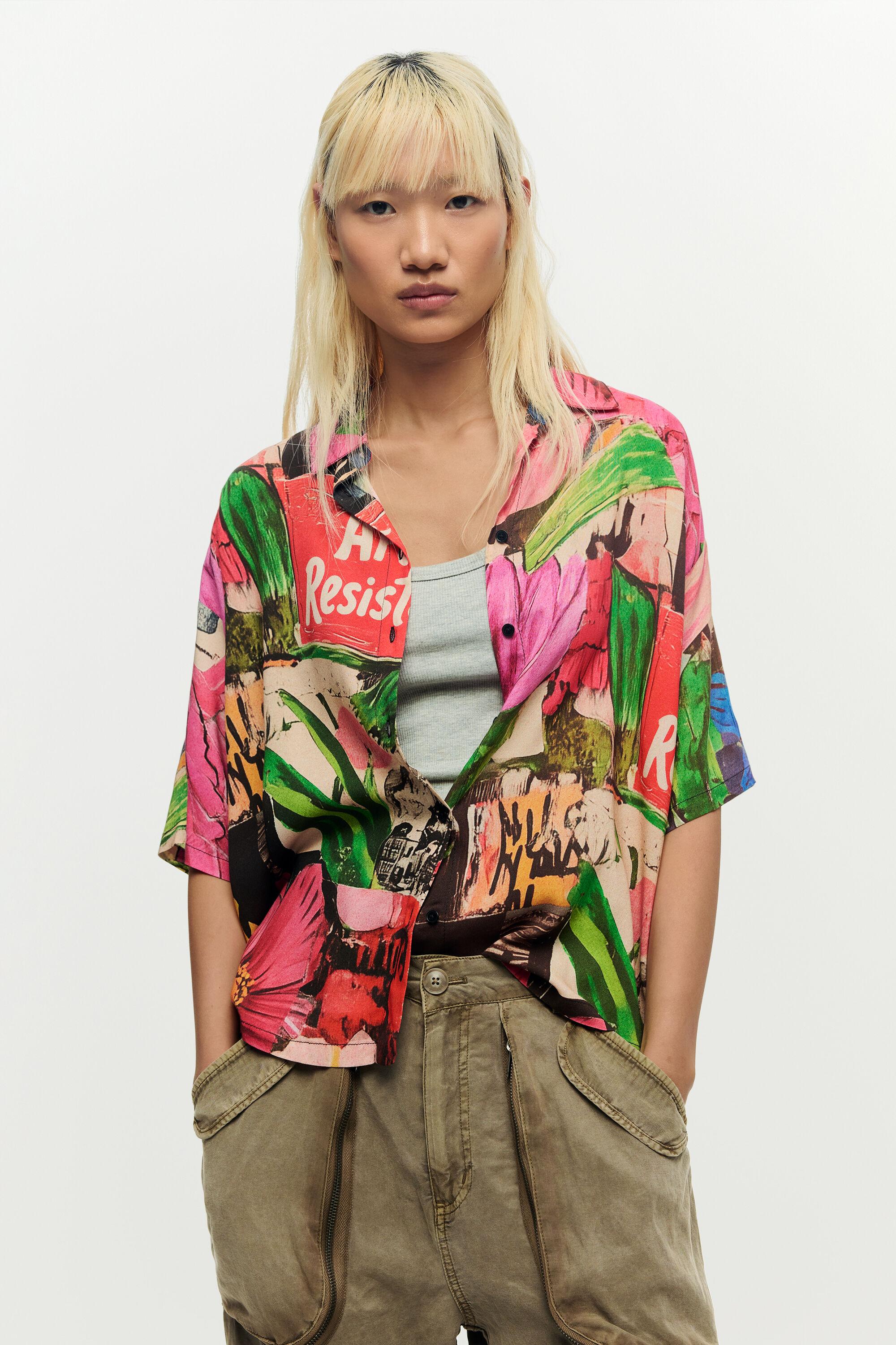 Floral printed shirt by DESIGUAL