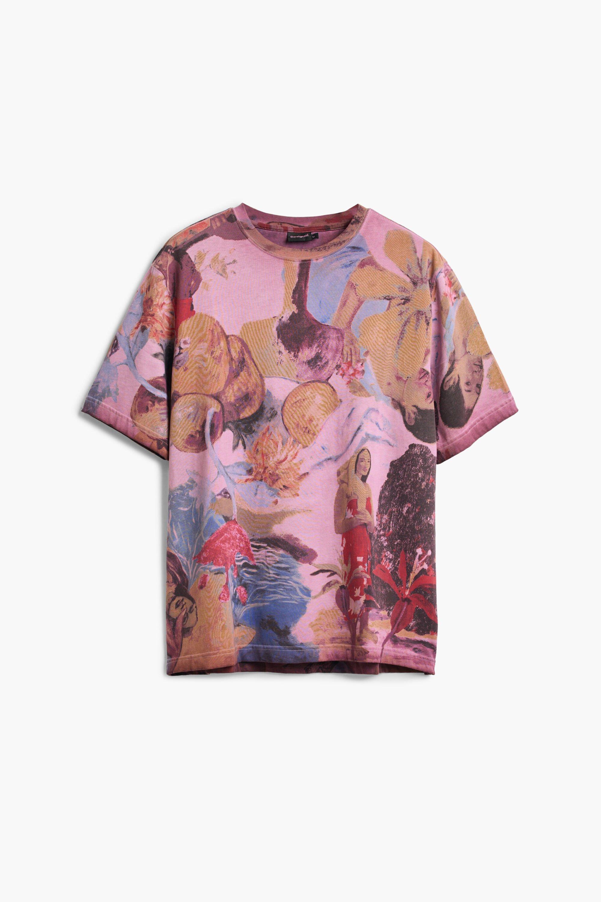 Floral printed t-shirt by DESIGUAL
