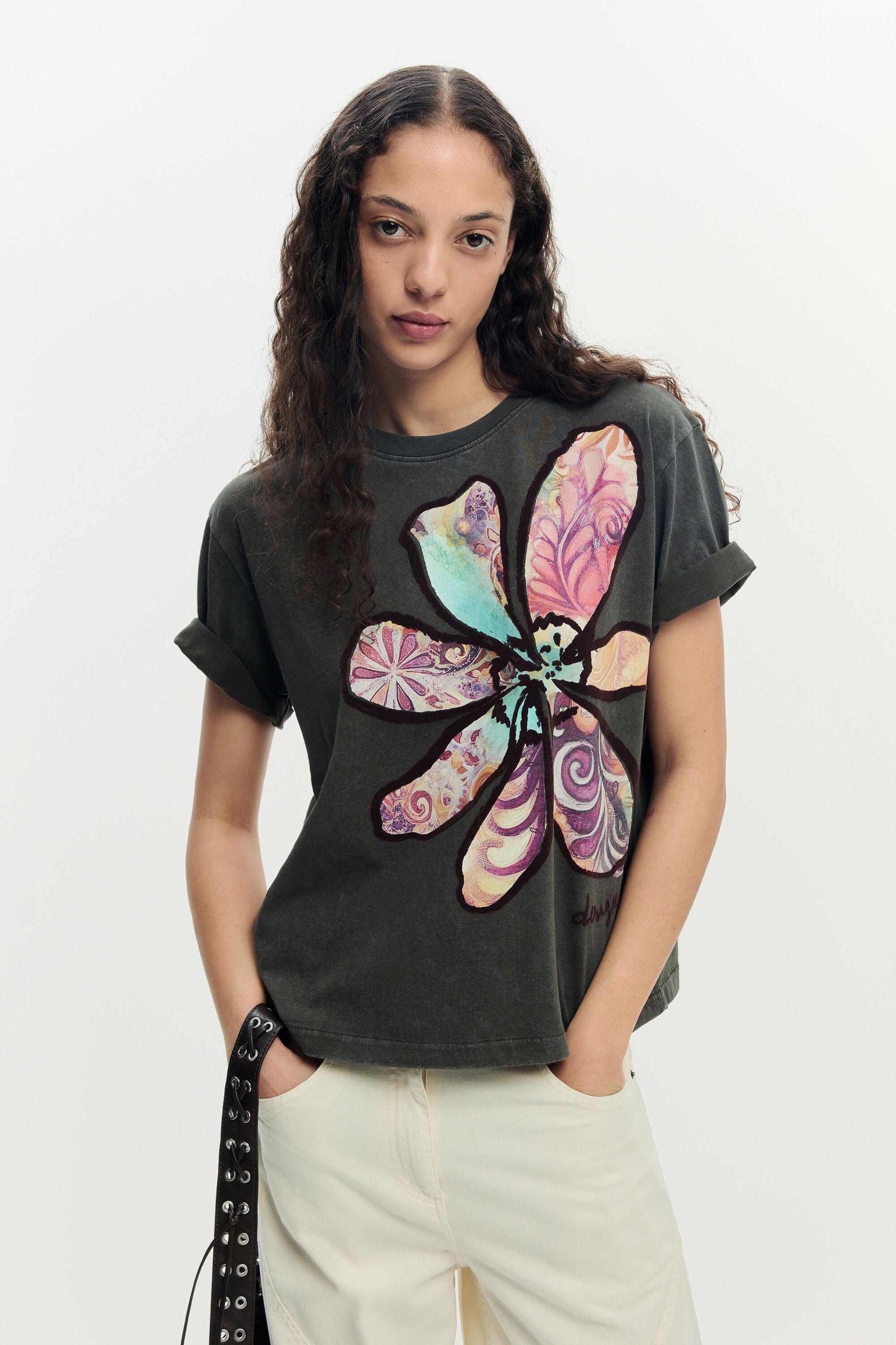 Flower T-Shirt by DESIGUAL