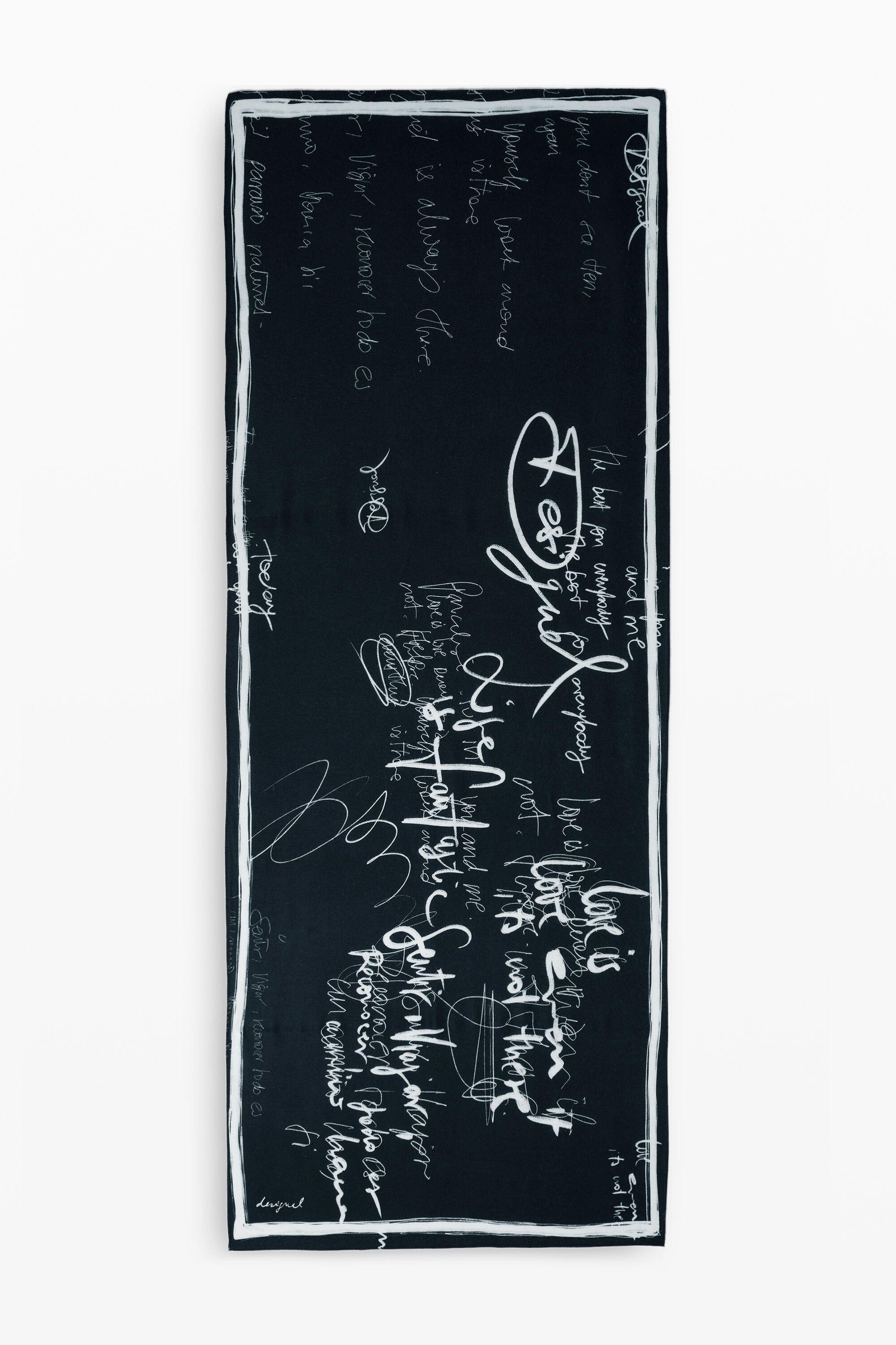 Foulard lettering by DESIGUAL
