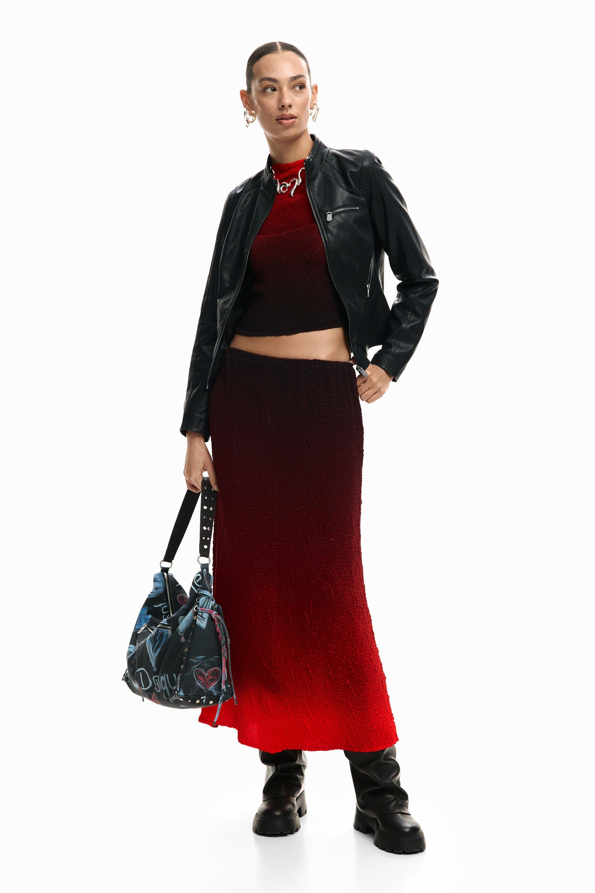 Gradient midi skirt by DESIGUAL