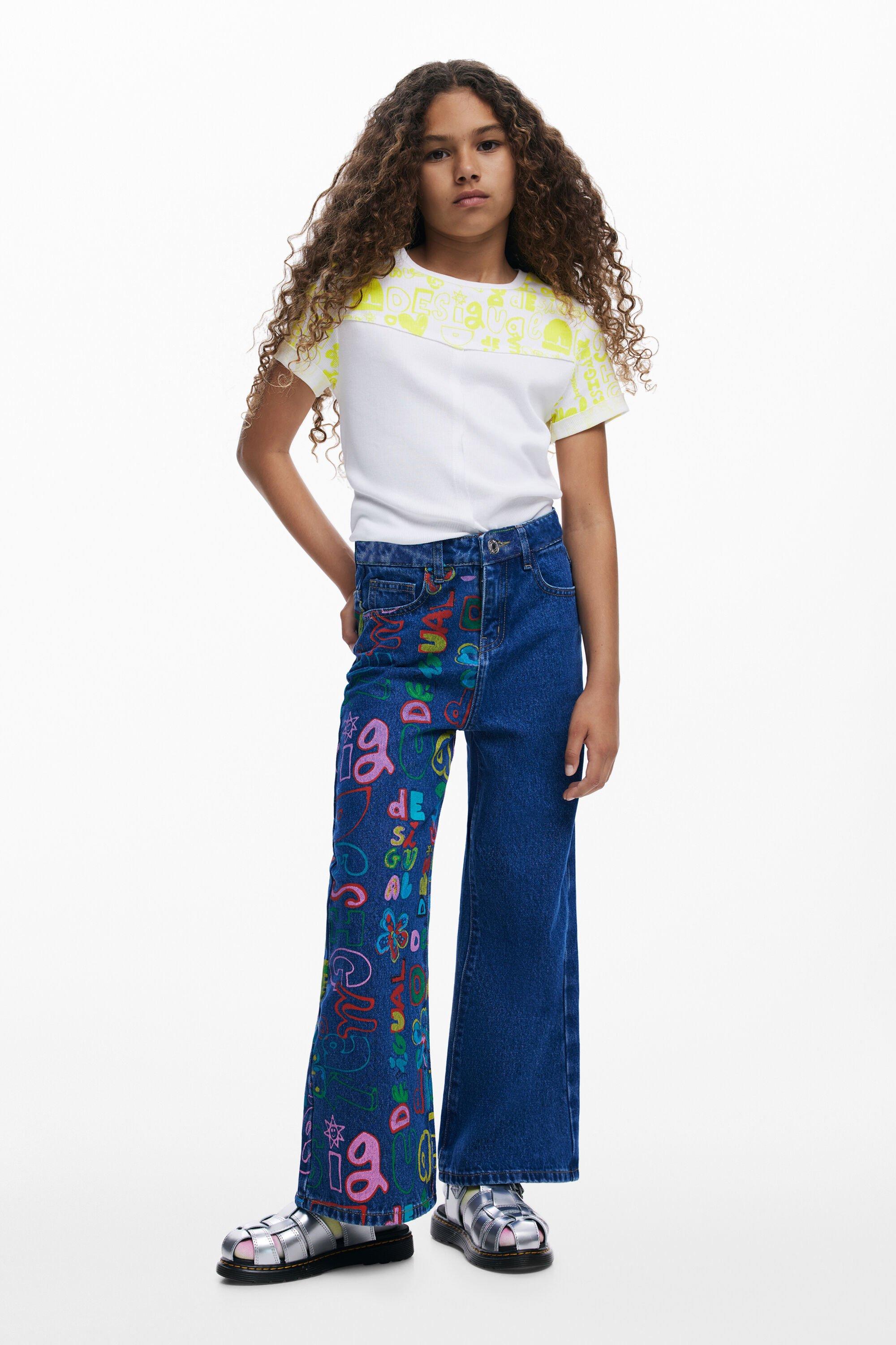 Happy denim pants by DESIGUAL