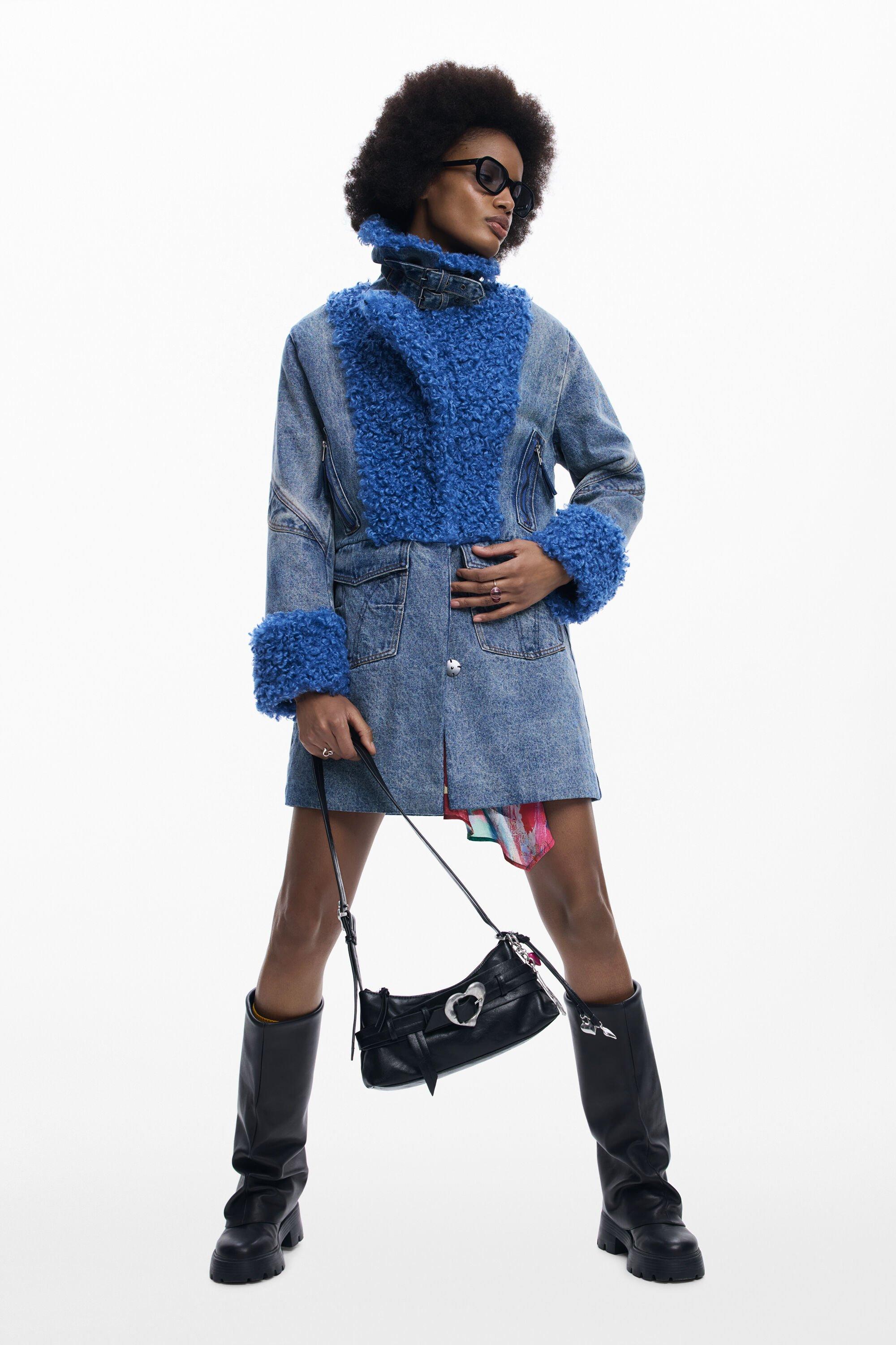 Hybrid denim coat by DESIGUAL