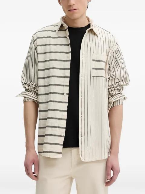 Jack patch-pocket striped shirt by DESIGUAL