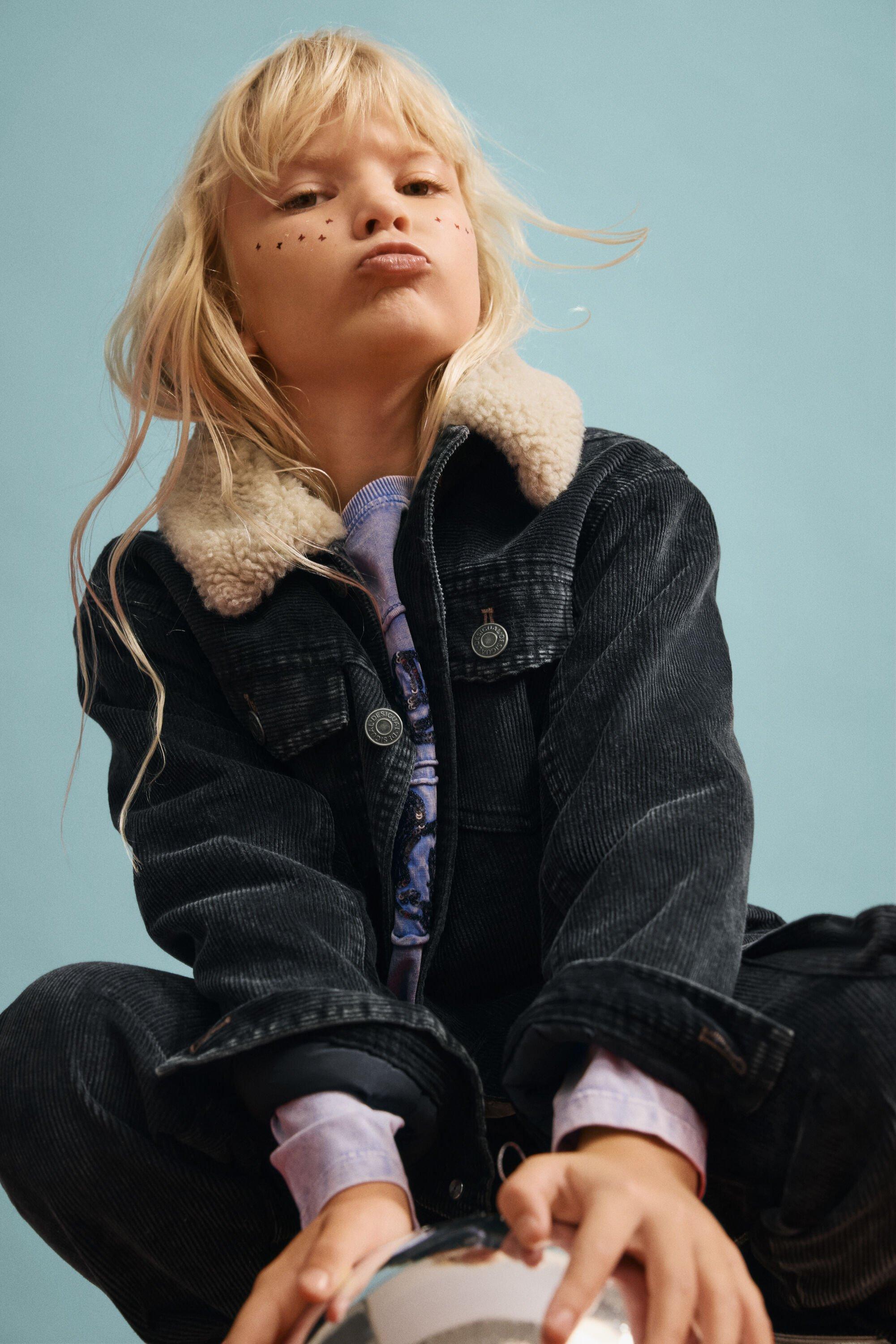 Jacket with sherpa collar by DESIGUAL