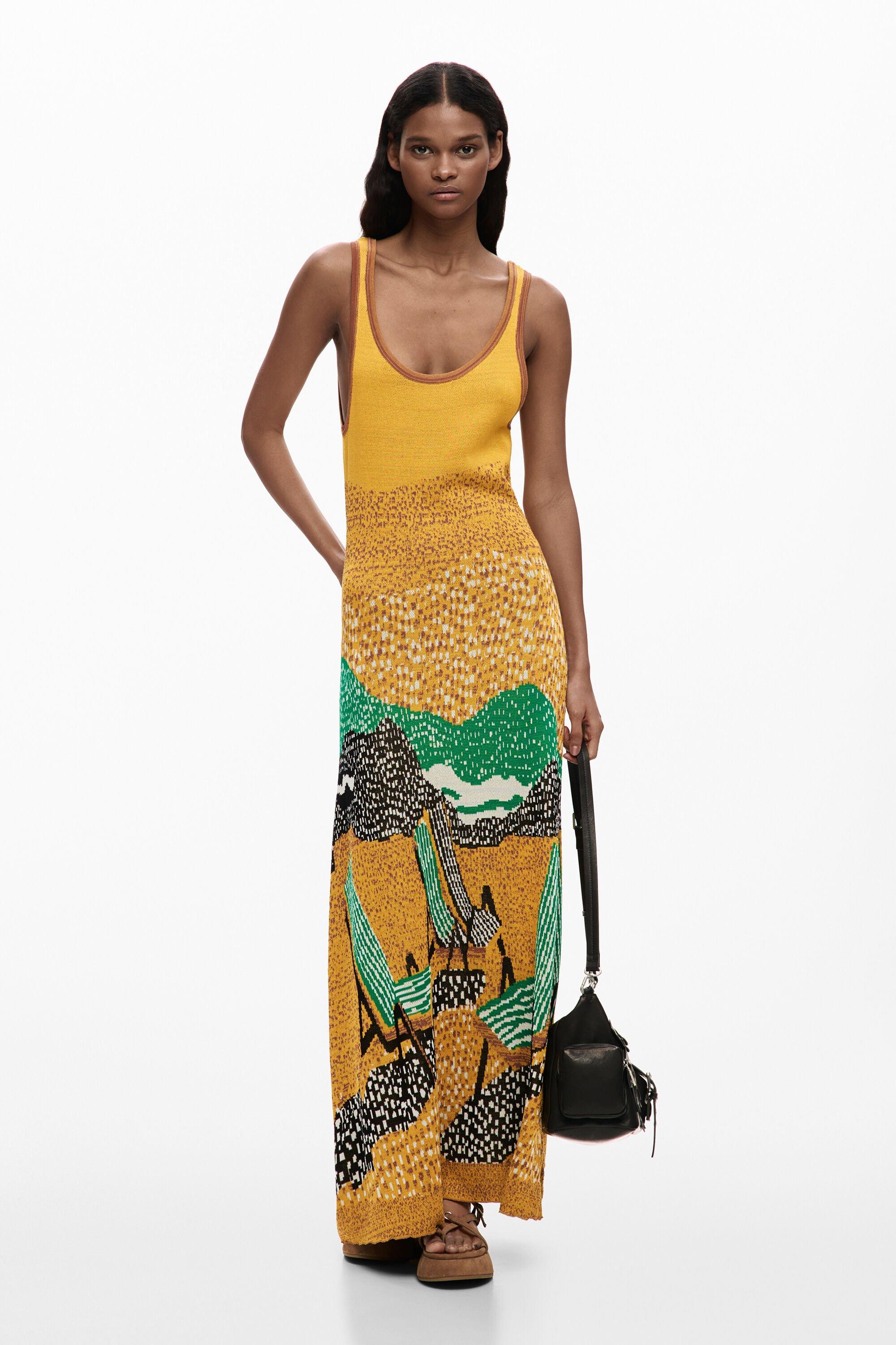 Jacquardtrap Dress by DESIGUAL