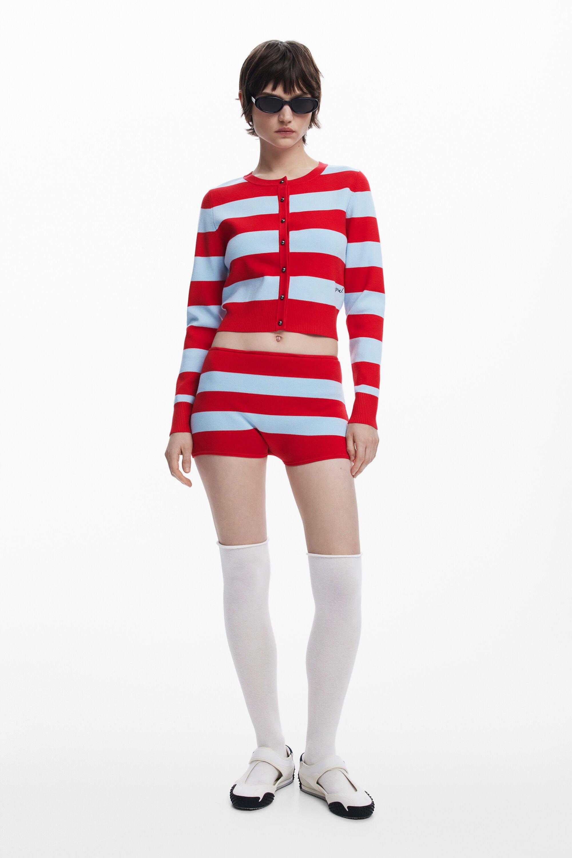 Knit micro shorts by DESIGUAL