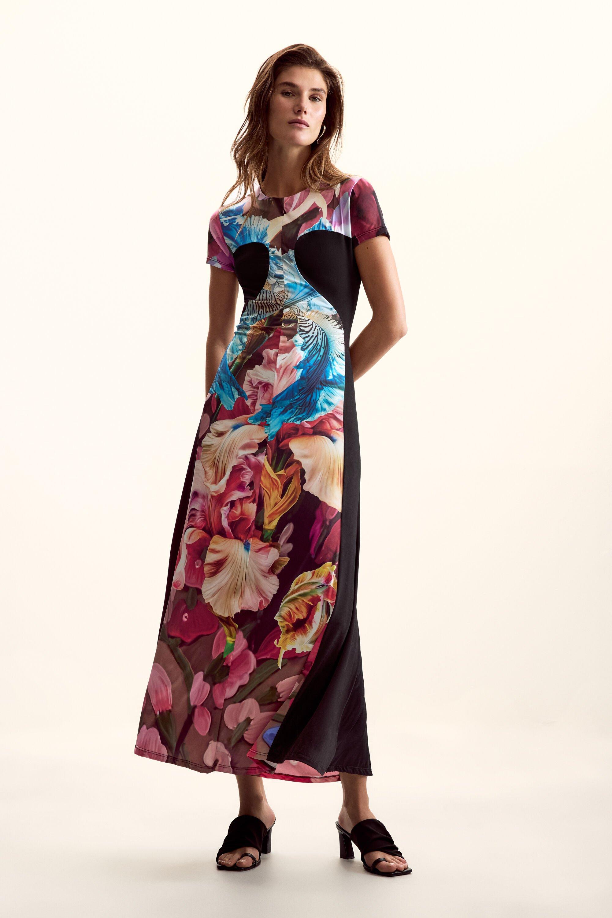 Knitted dress flowers M. C. Lacroix by DESIGUAL