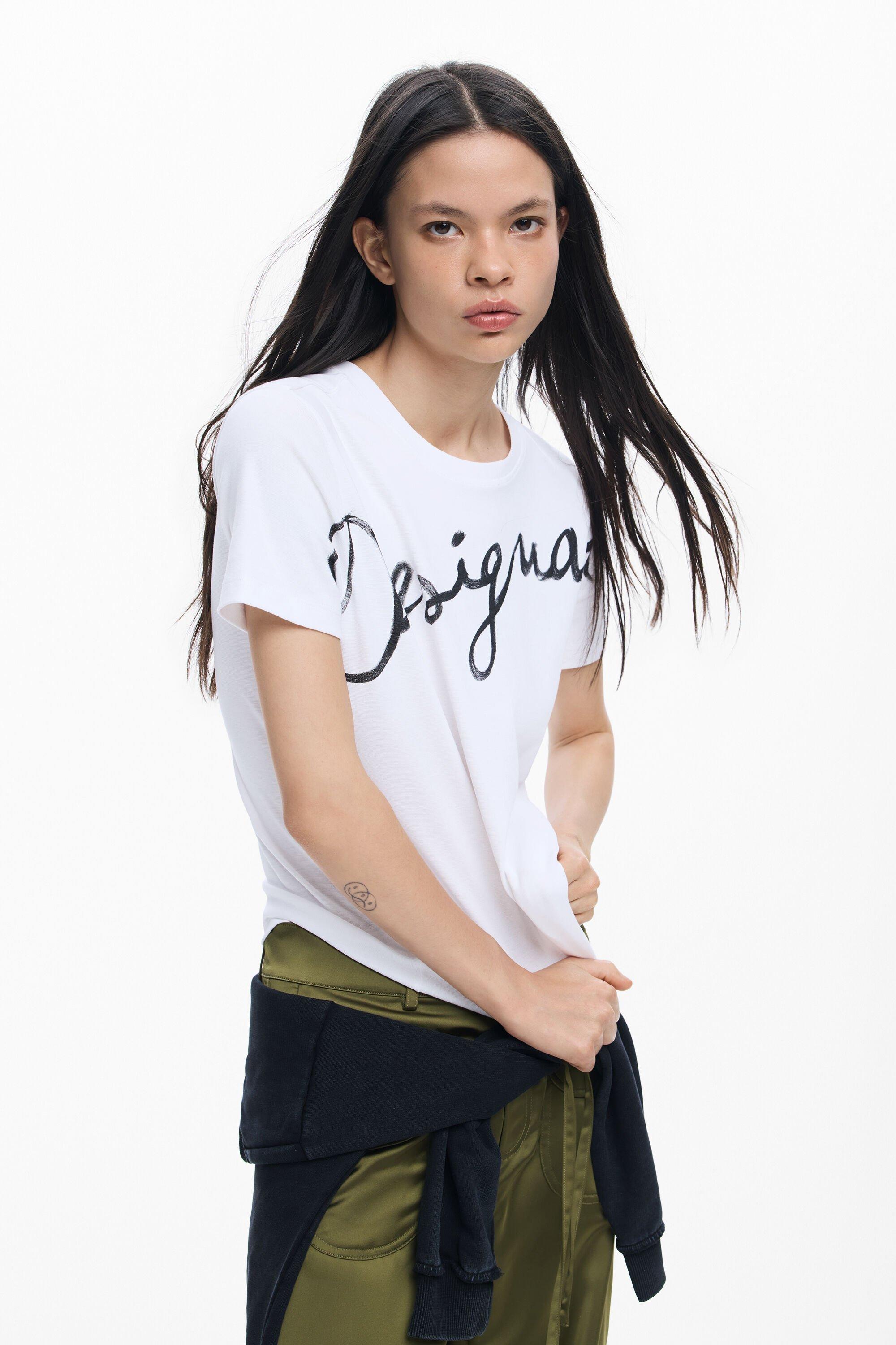 Knitted logo T-shirt by DESIGUAL