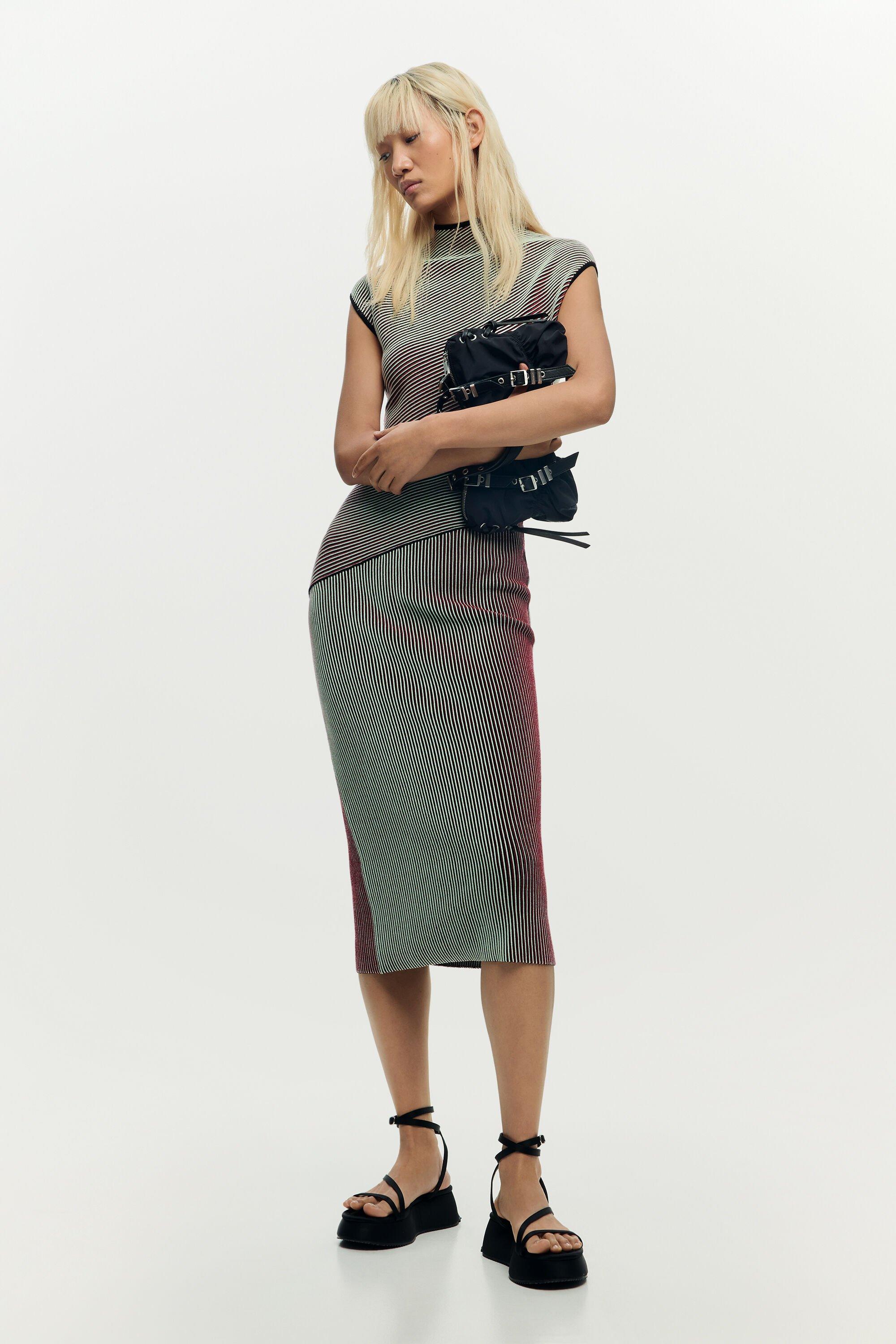Knitted strappy dress by DESIGUAL