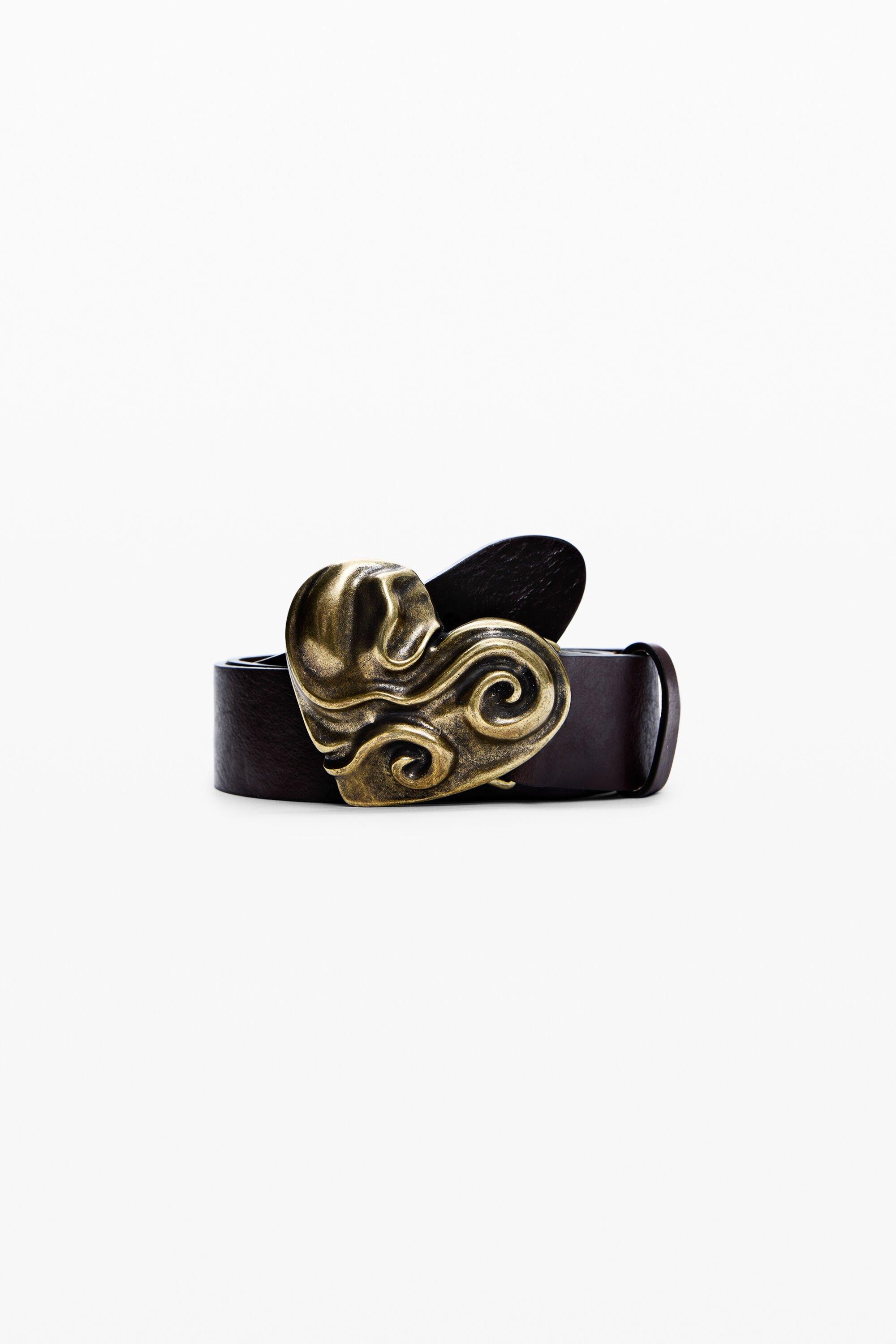 LEATHER HEART BELT by DESIGUAL