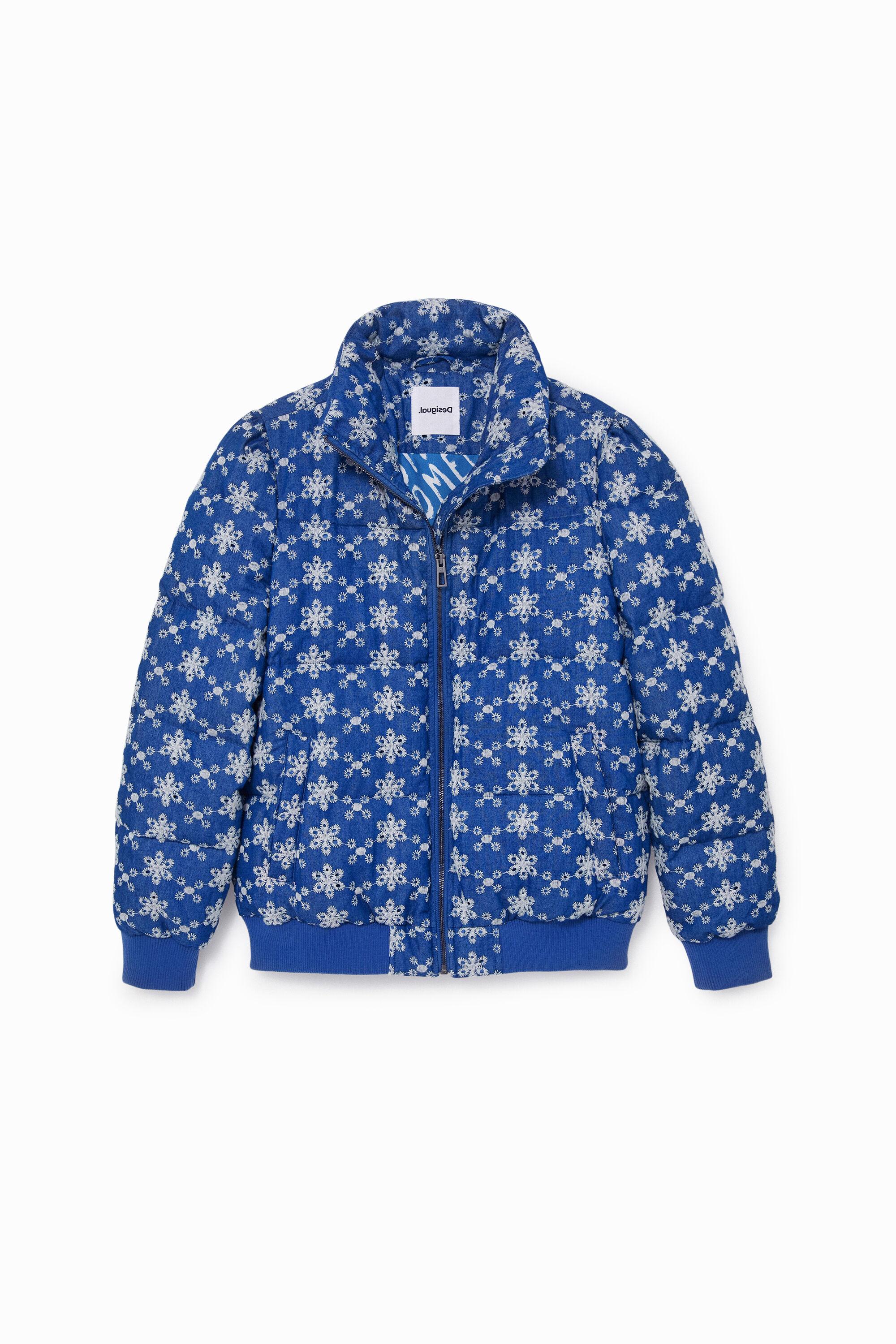 Lace quilted jacket by DESIGUAL