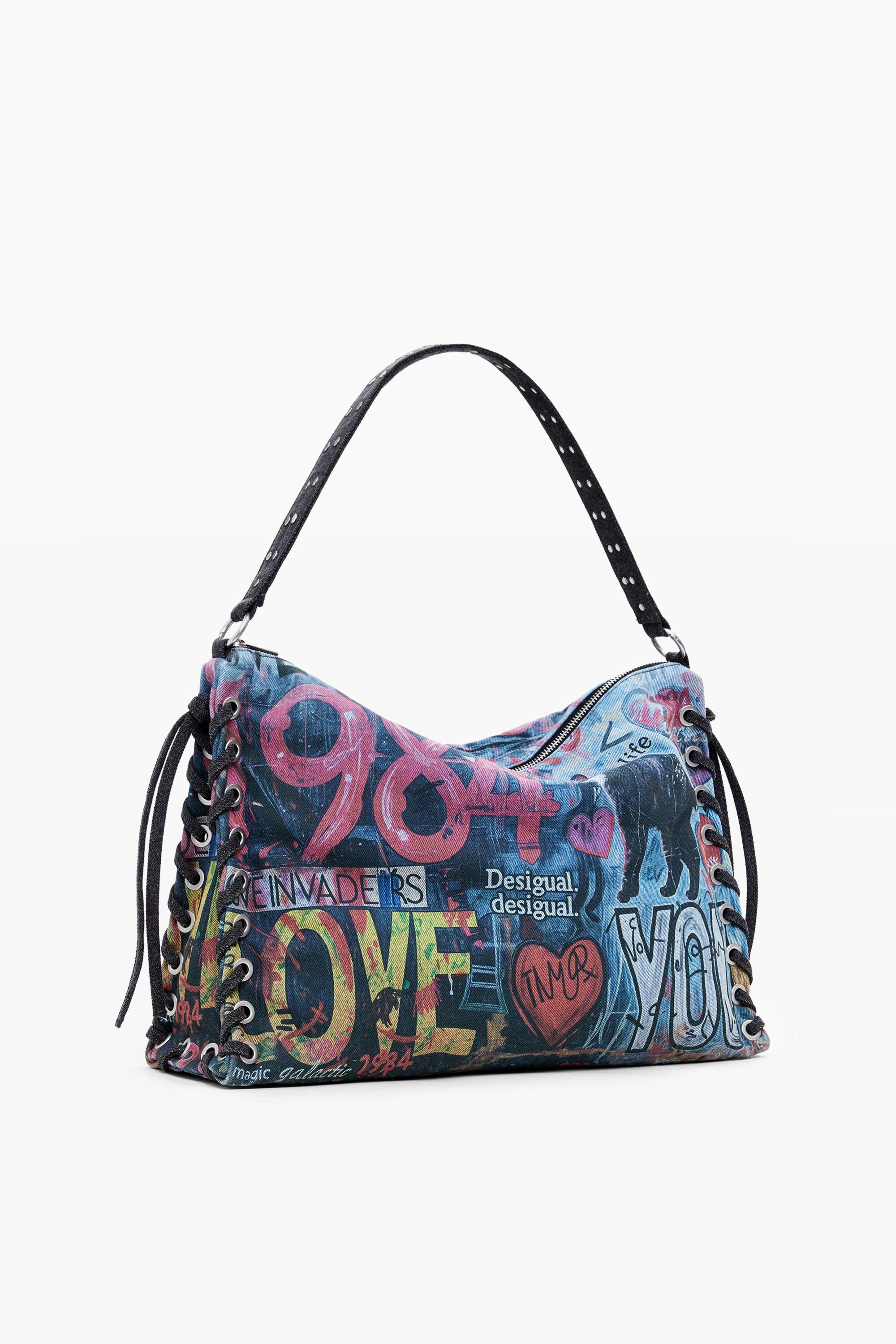 Large graffiti bag by DESIGUAL