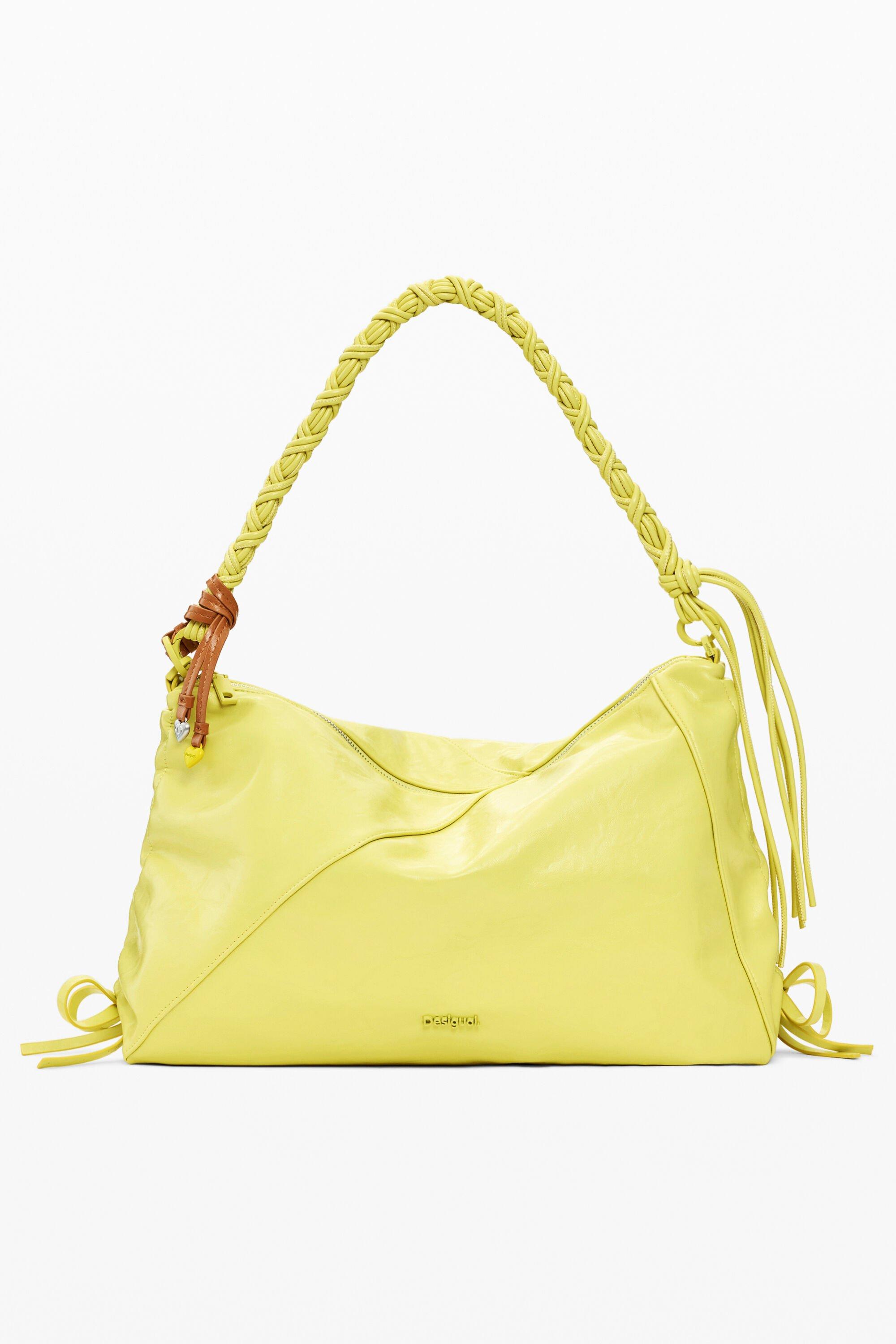 Large shiny bow bag by DESIGUAL