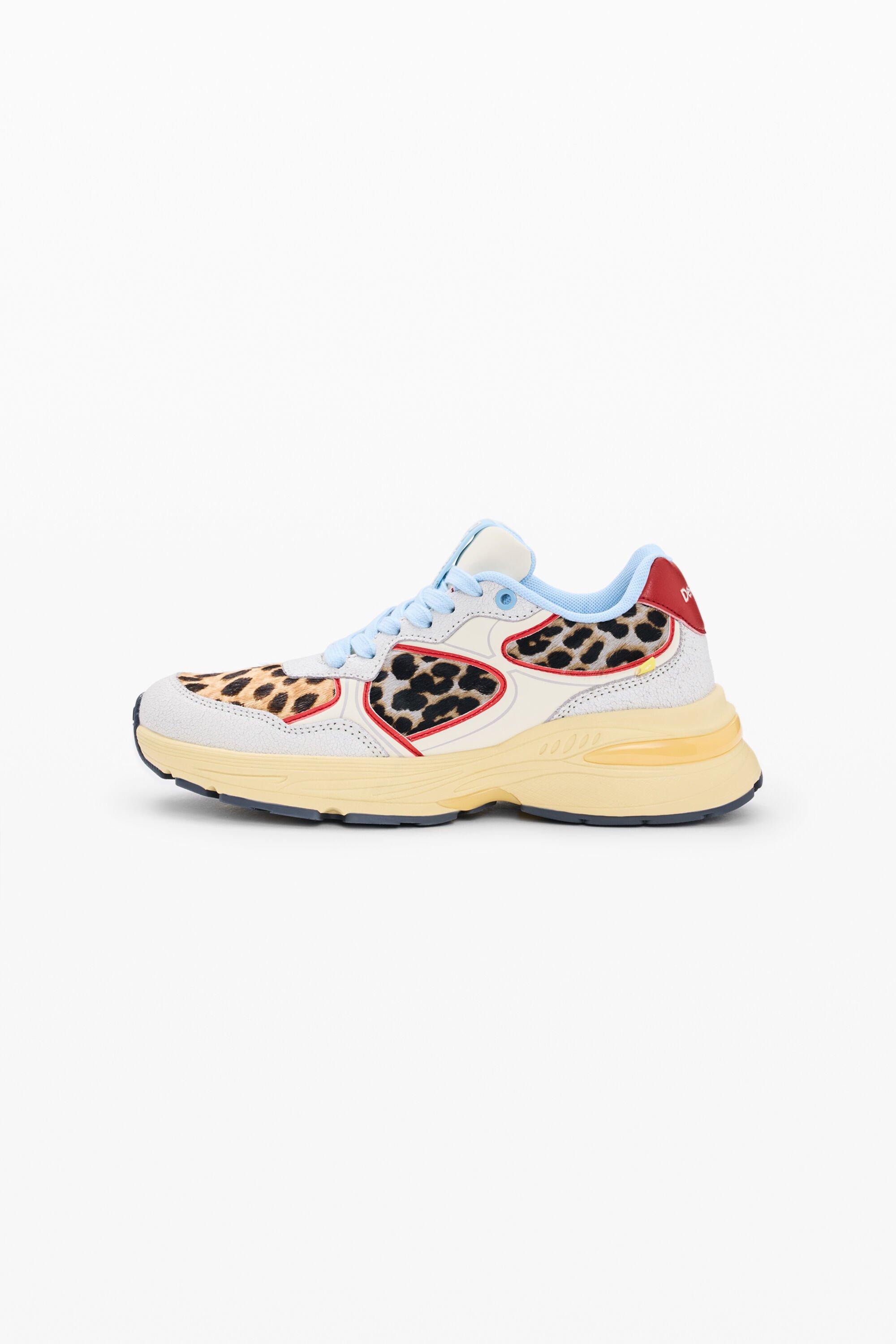 Leather runner sneakers by DESIGUAL