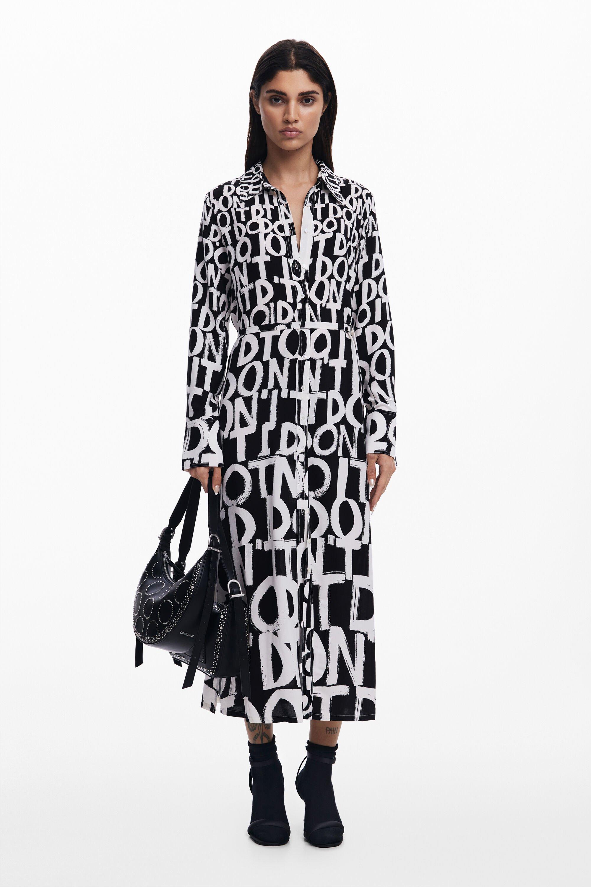Lettering midi dress by DESIGUAL