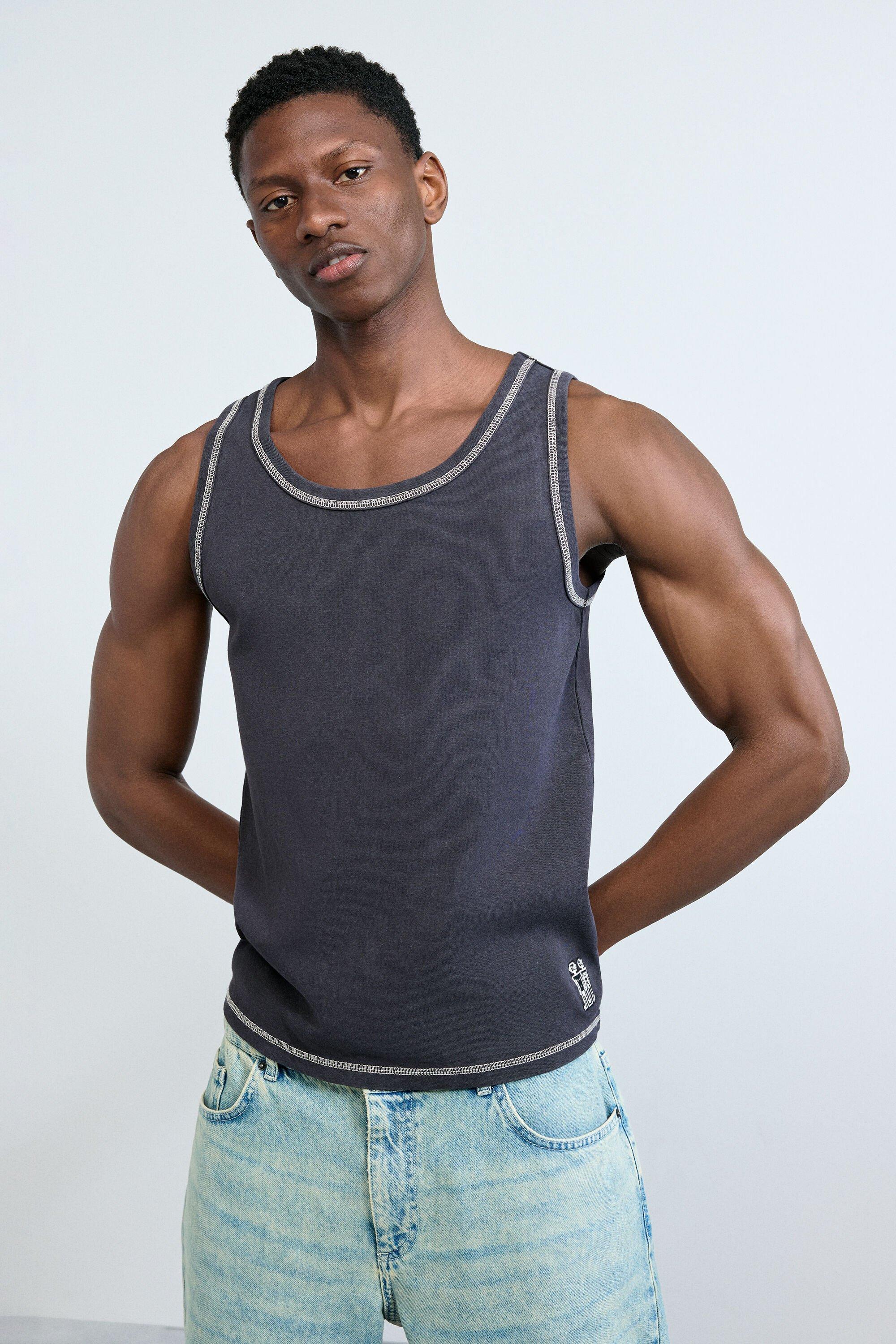 Logo strappy t-shirt by DESIGUAL