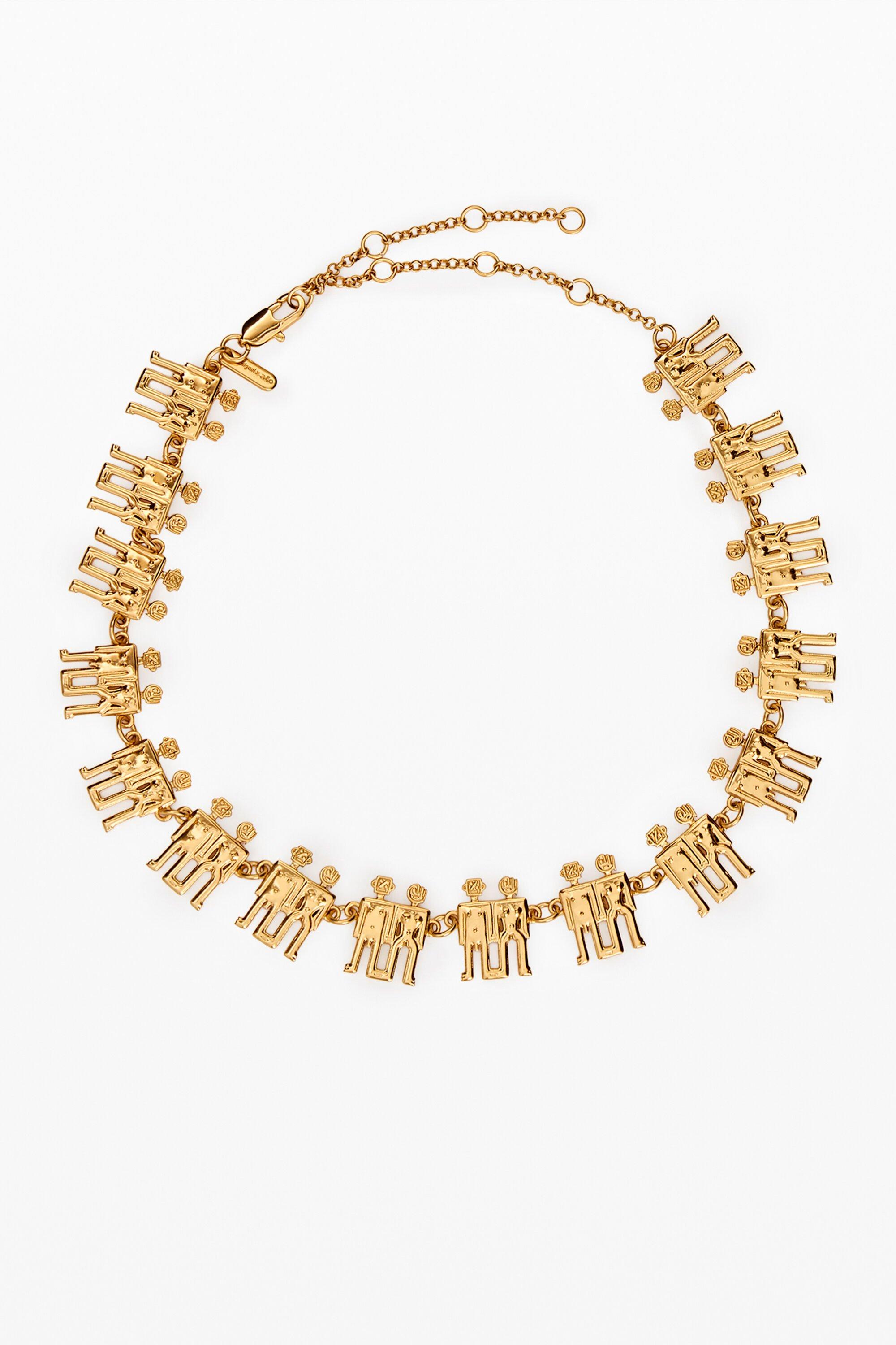 Long Robots Zalio Necklace by DESIGUAL
