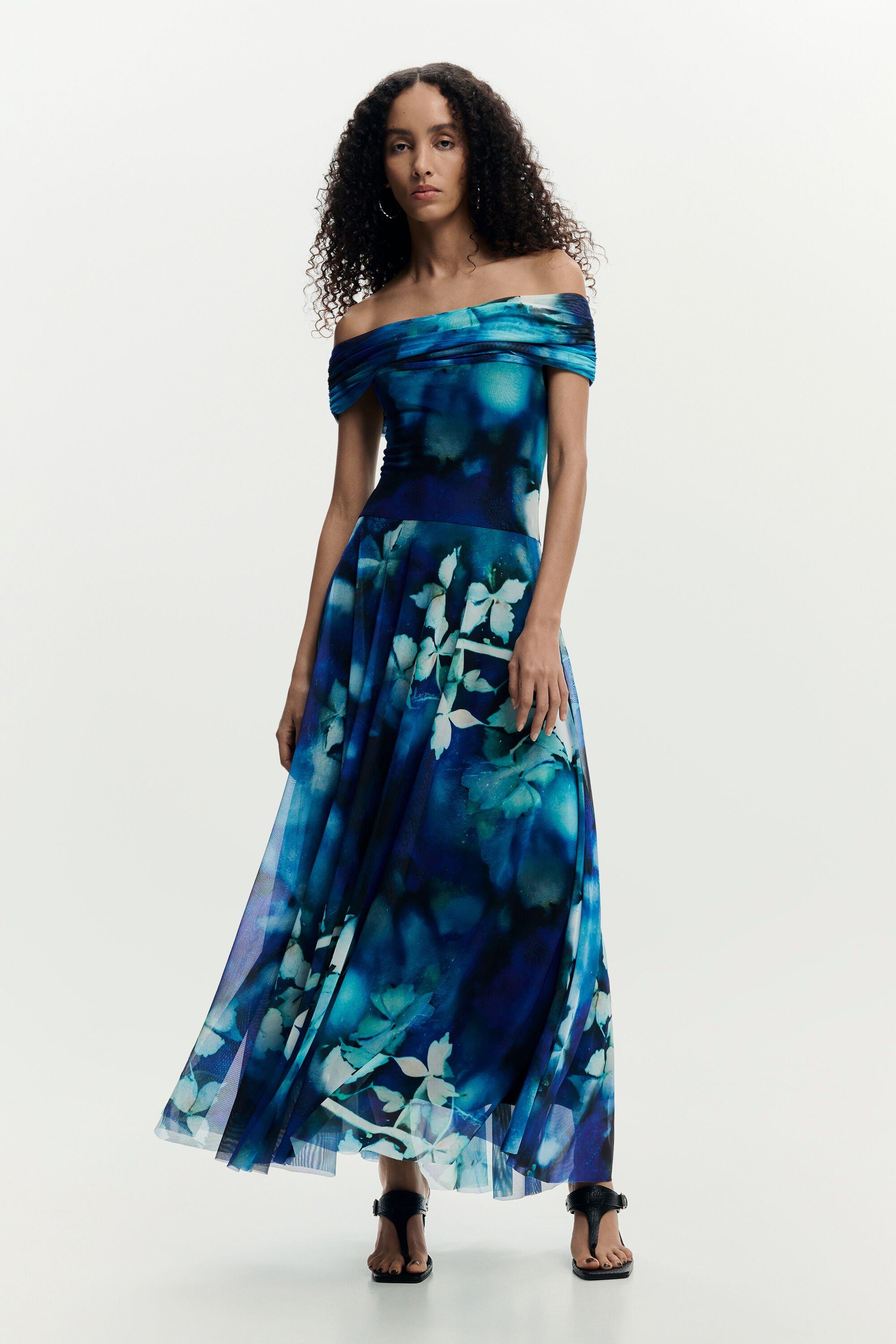 Long floral dress by DESIGUAL