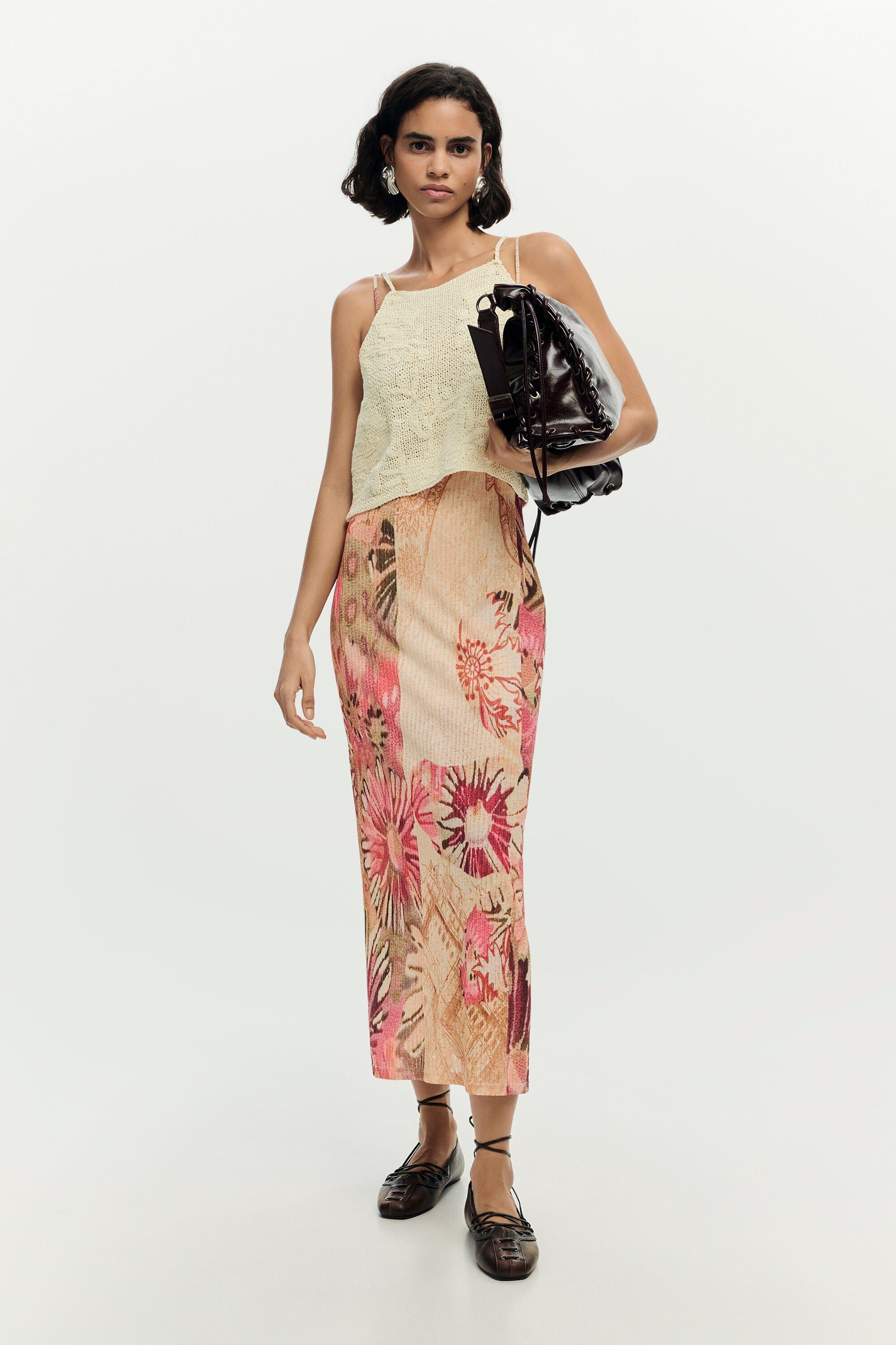 Long knit dress 2 in 1 by DESIGUAL