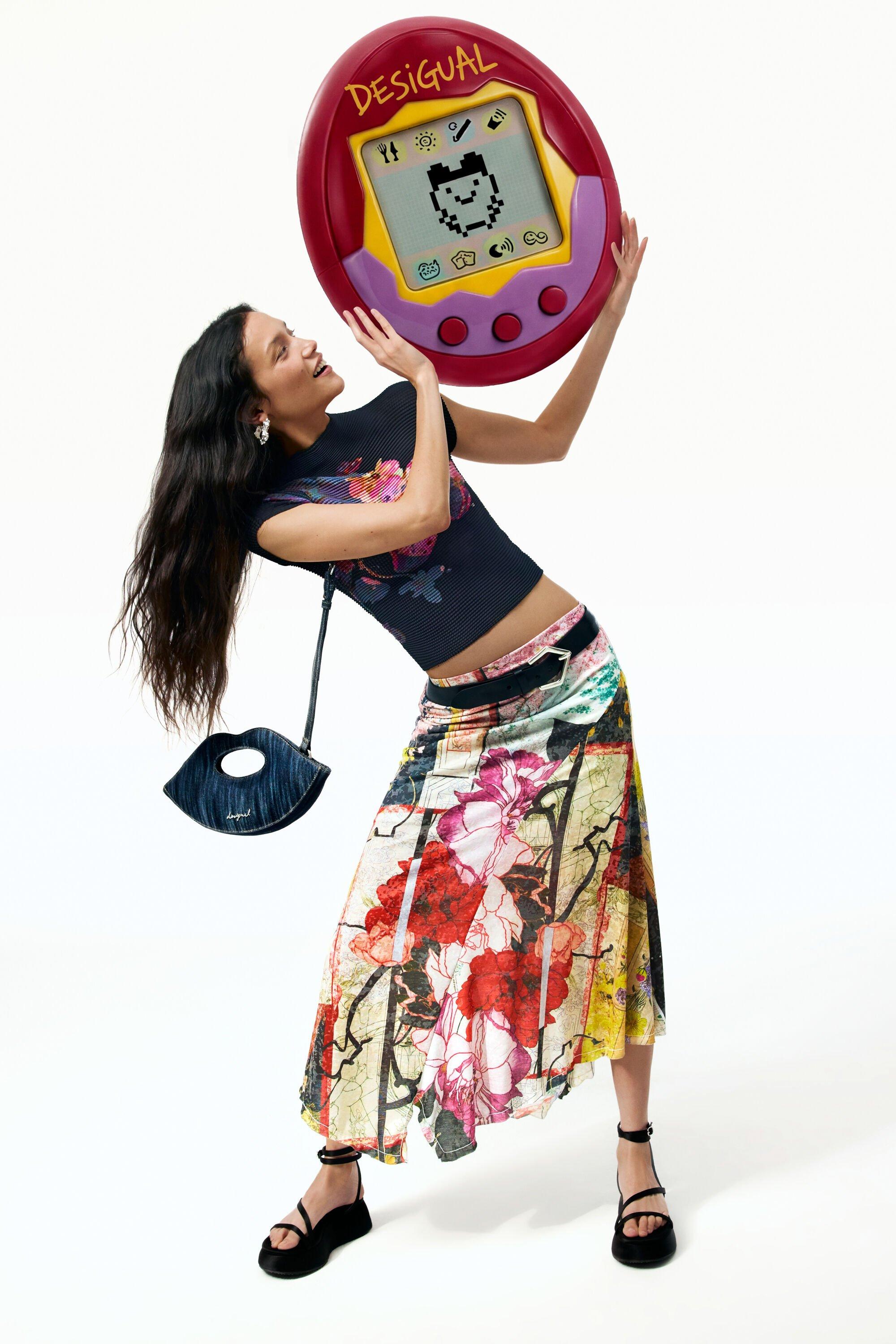 Long printed skirt by DESIGUAL
