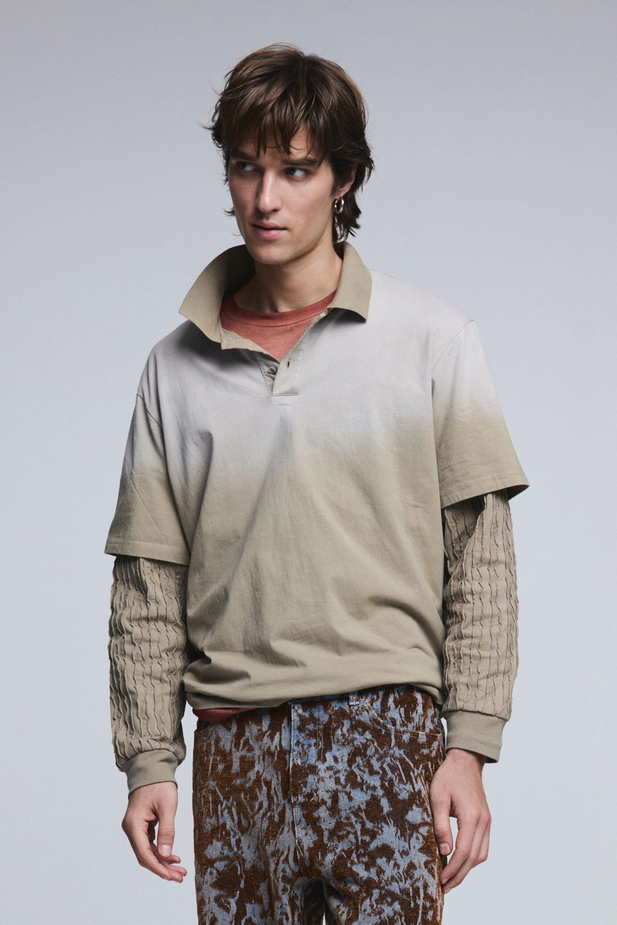 Long-sleeve double polo shirt by DESIGUAL