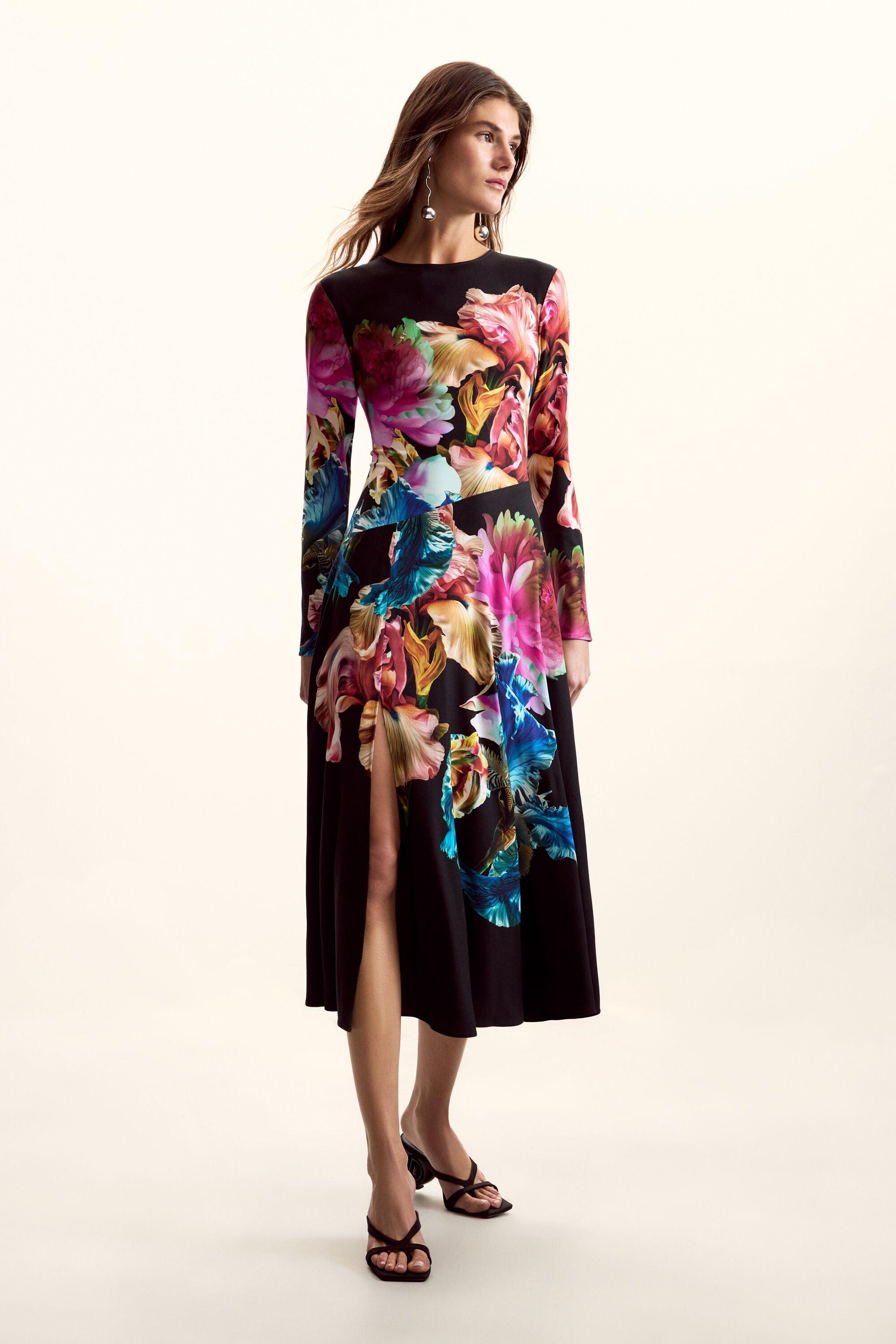 Long-sleeved dress. C. Lacroix by DESIGUAL