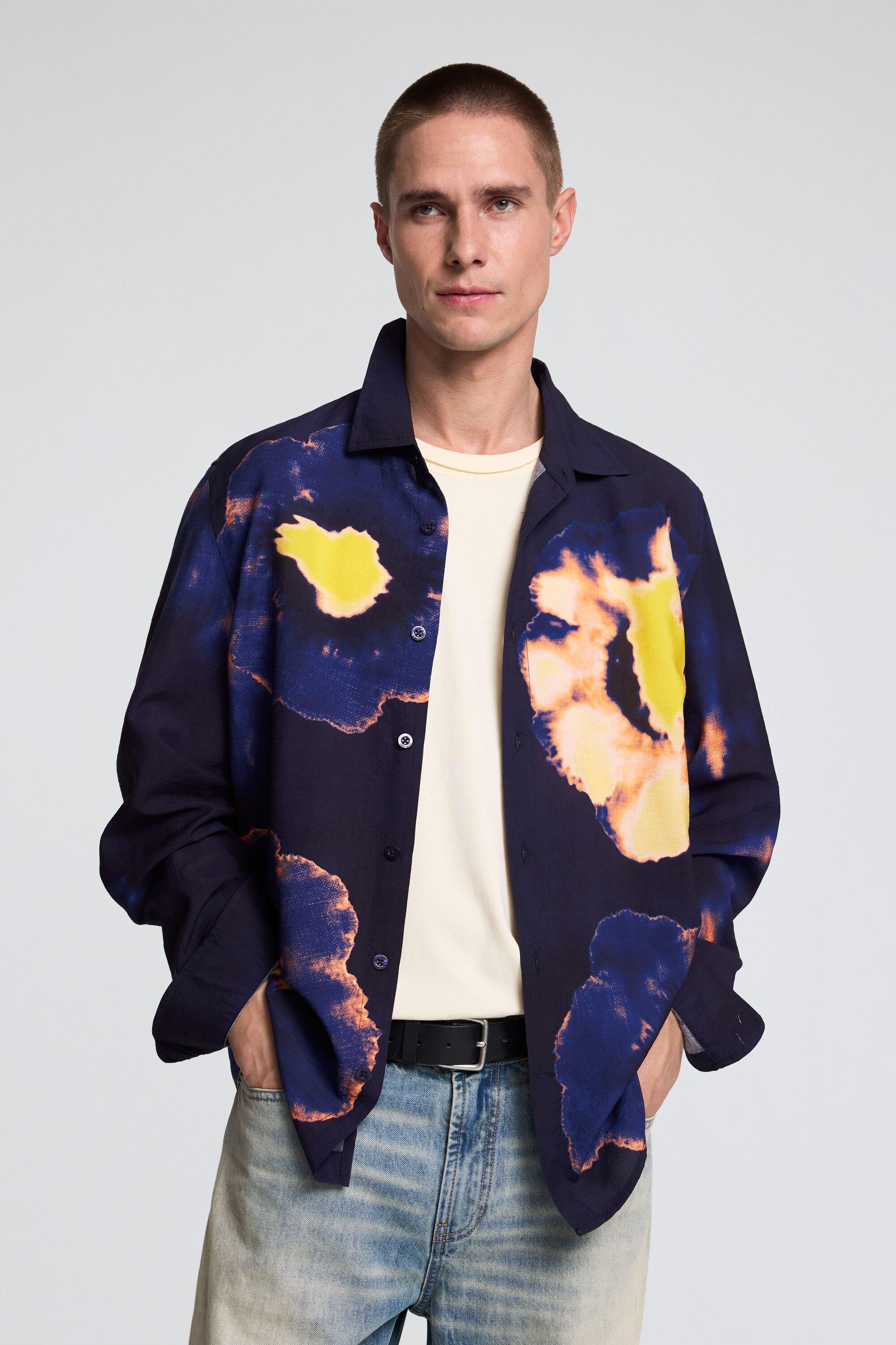 Long-sleeved floral shirt by DESIGUAL
