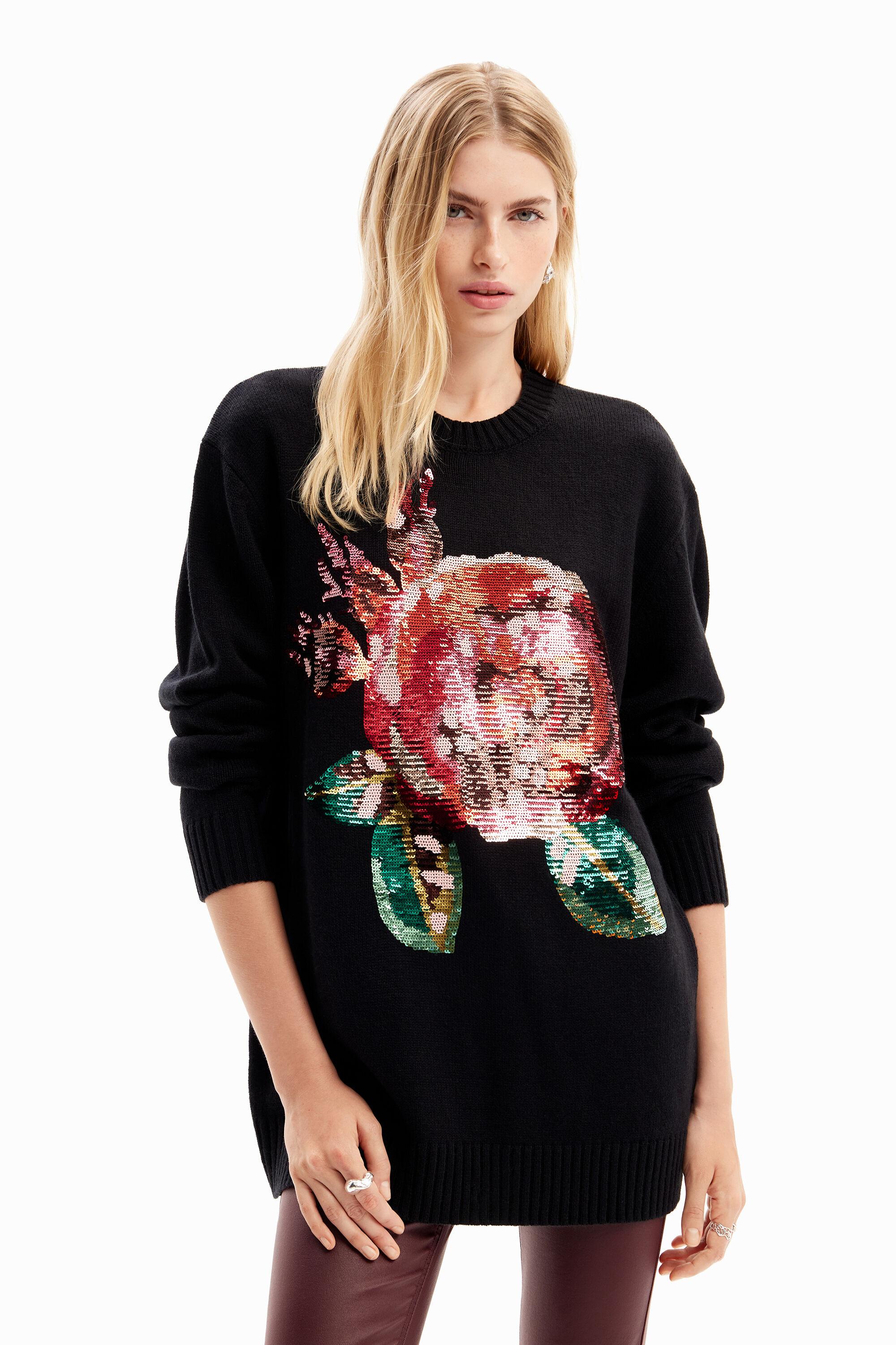 M. Christian Lacroix oversize sequin pullover by DESIGUAL