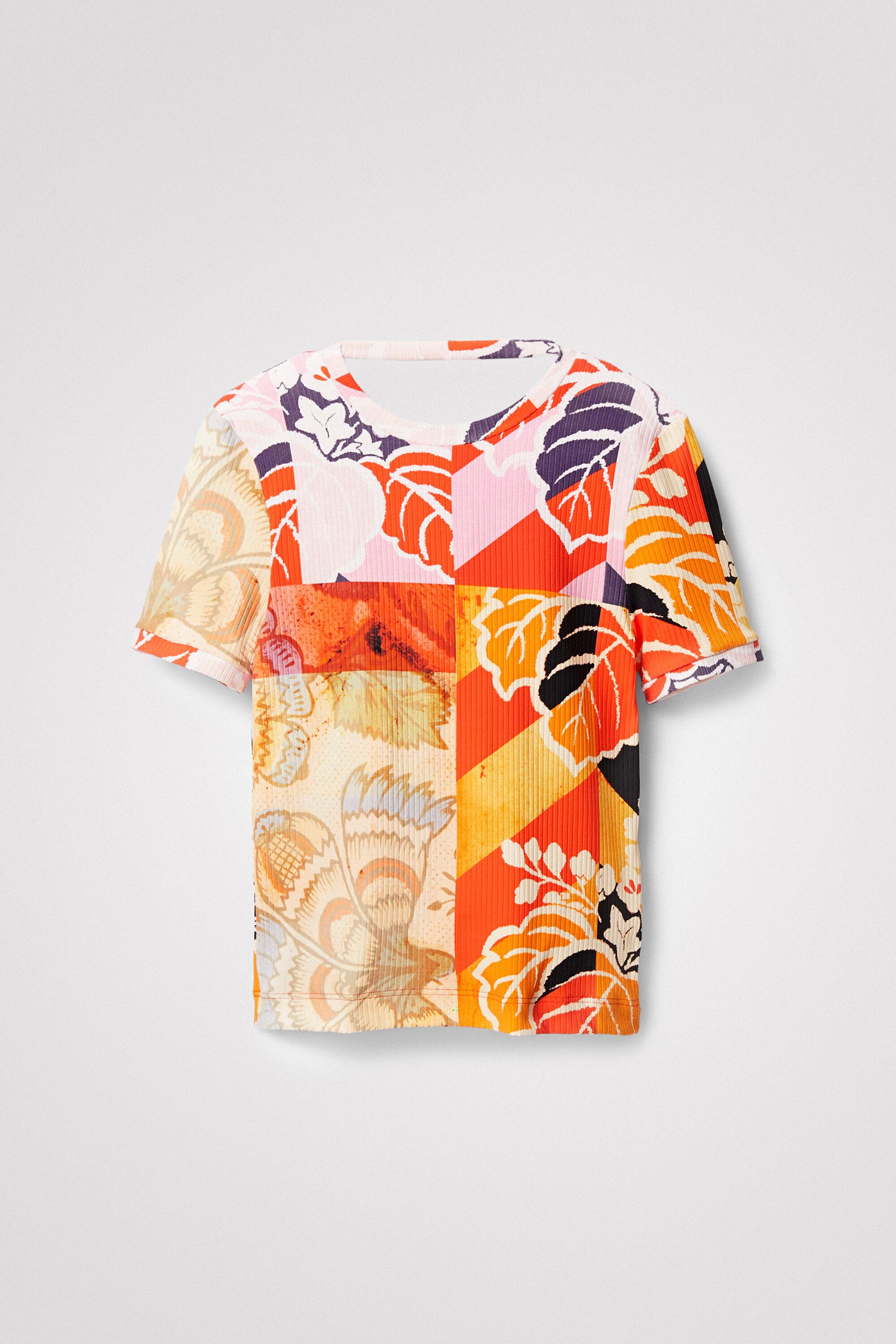 M. Christian Lacroix ribbed T-shirt by DESIGUAL