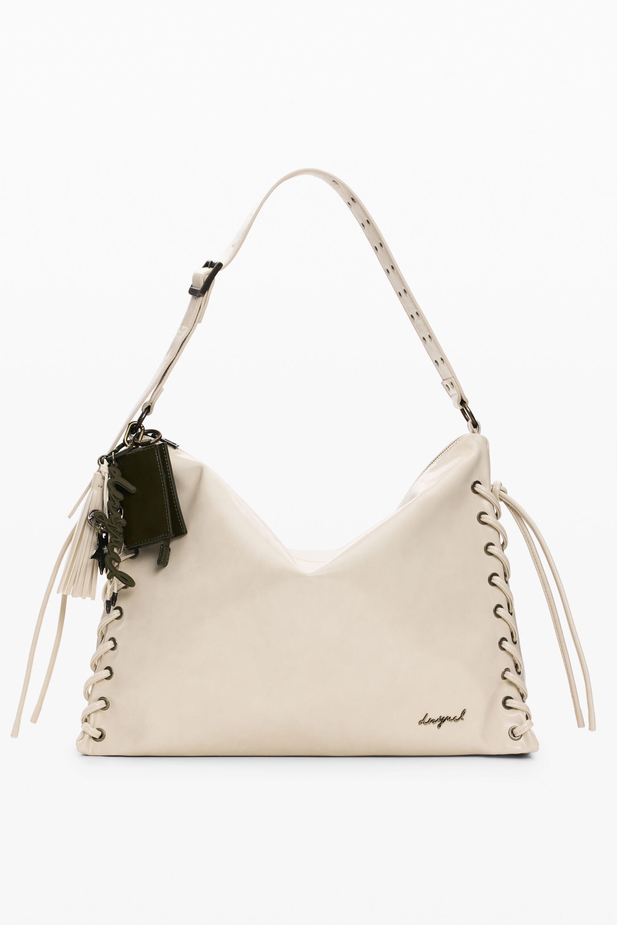 Medium Faux Leather Bag by DESIGUAL