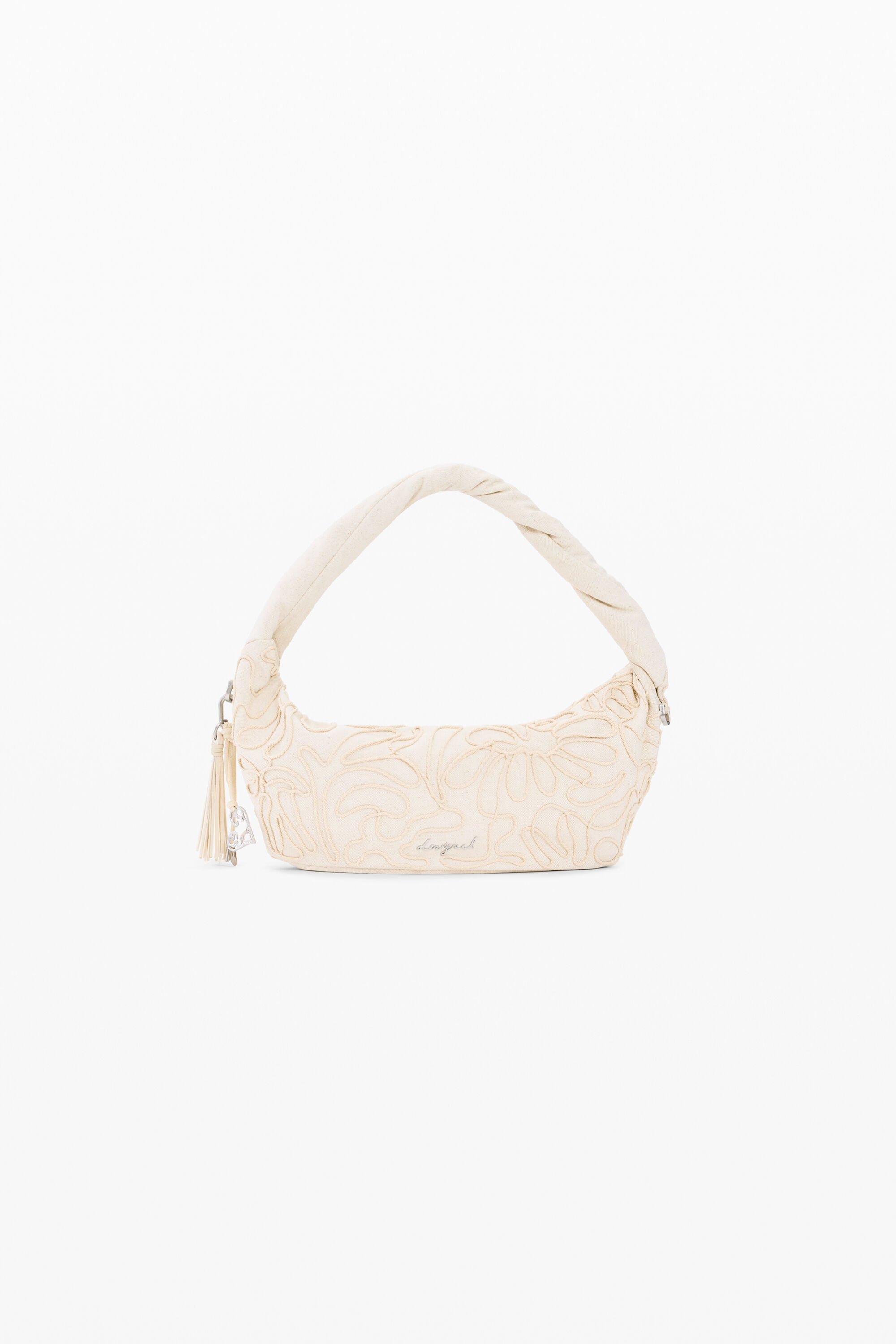 Medium canvas floral bag by DESIGUAL