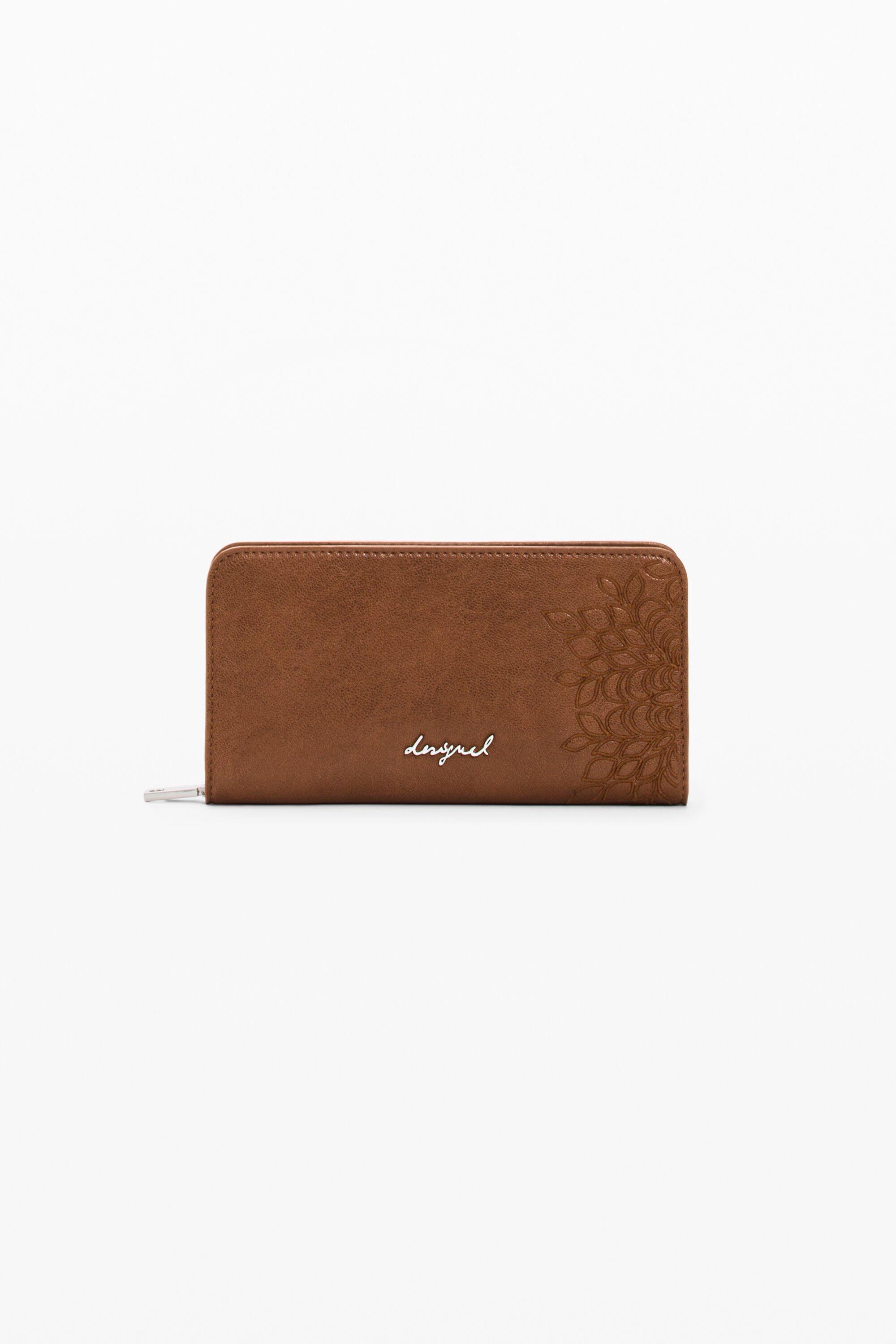 Medium embroidered wallet by DESIGUAL