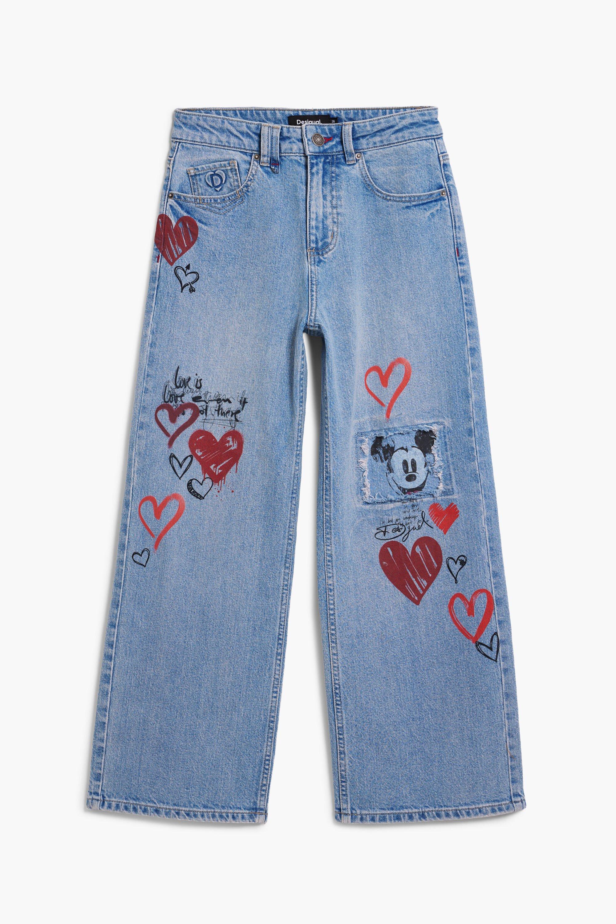 Mickey Mouse™ Hearts Jeans by DESIGUAL