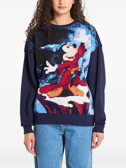 Mickey Mouse intarsia-knit sweater by DESIGUAL